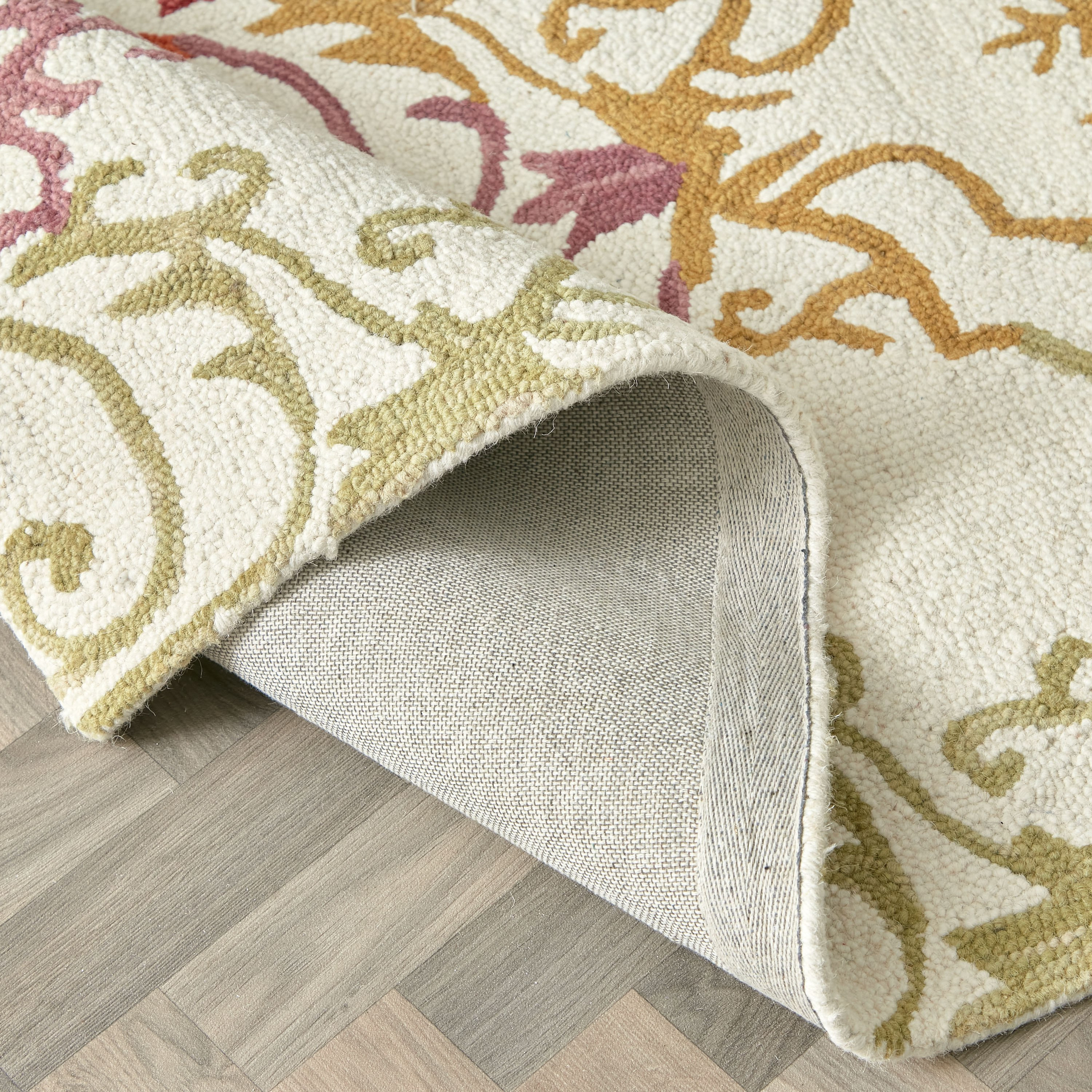 سجادة صوف معنقدة يدويا من ليا ريلين - 120x170 سم-hbxdecorandfurnishings-floorcoverings-rugs-image-4