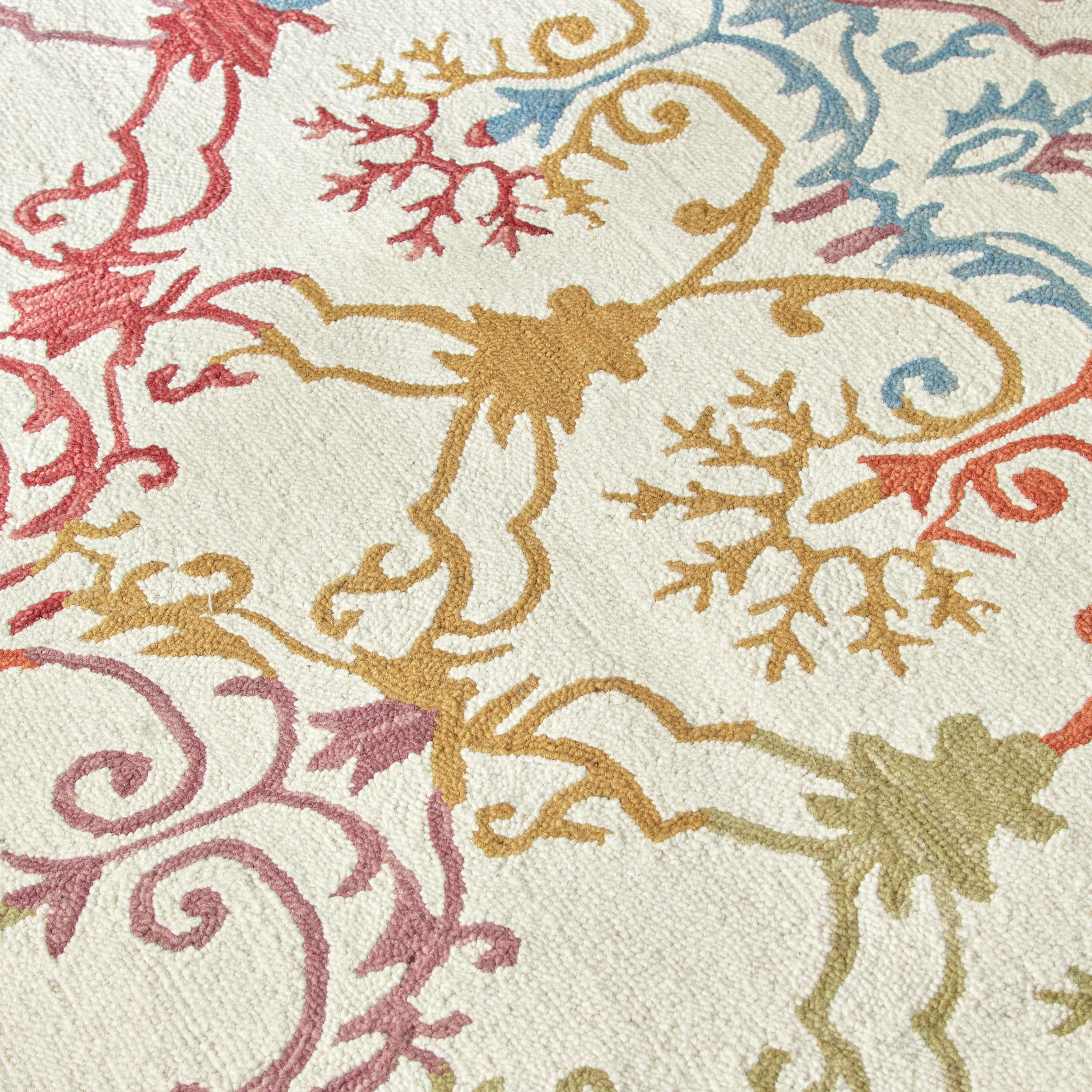 سجادة صوف معنقدة يدويًا من ليا ريلين - 160x230 سم-hbxdecorandfurnishings-floorcoverings-rugs-image-2