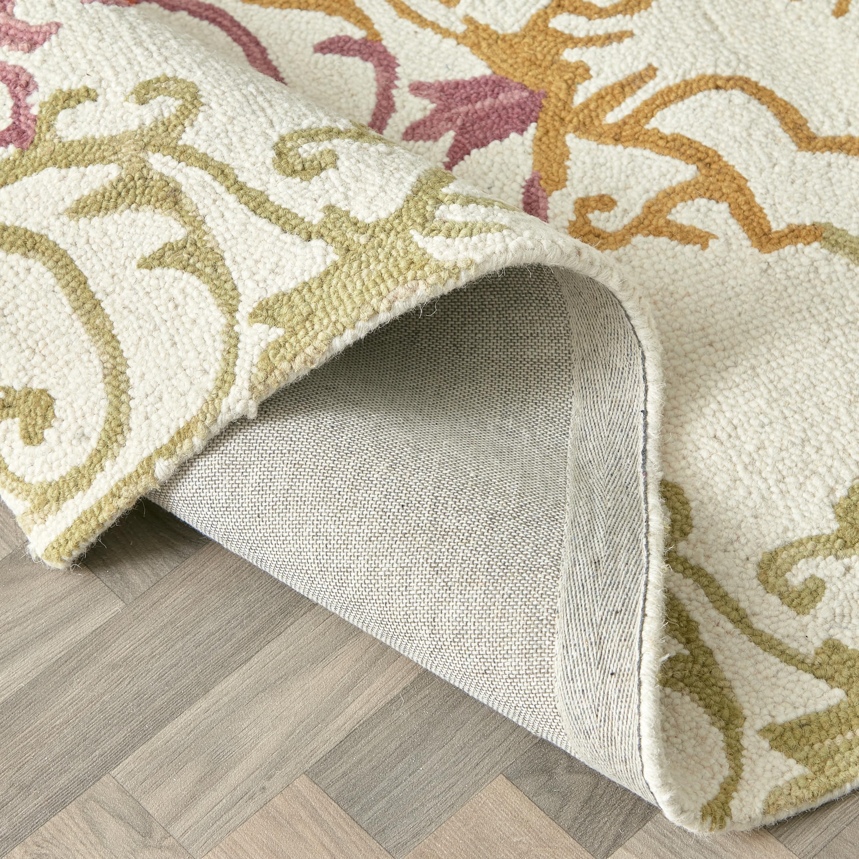 سجادة صوف معنقدة يدويًا من ليا ريلين - 160x230 سم-hbxdecorandfurnishings-floorcoverings-rugs-image-4