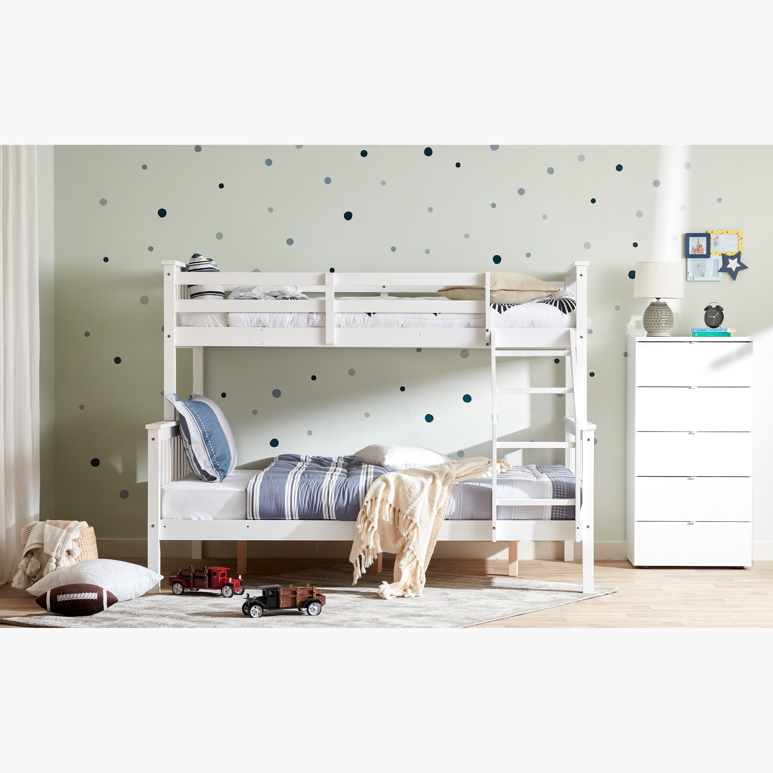 سرير مزدوج بطابقين من بوسطن - 90x190 و 135x190 سم-hbxkidsandyouth-bedsandbedsets-bunkbeds-single-image-1