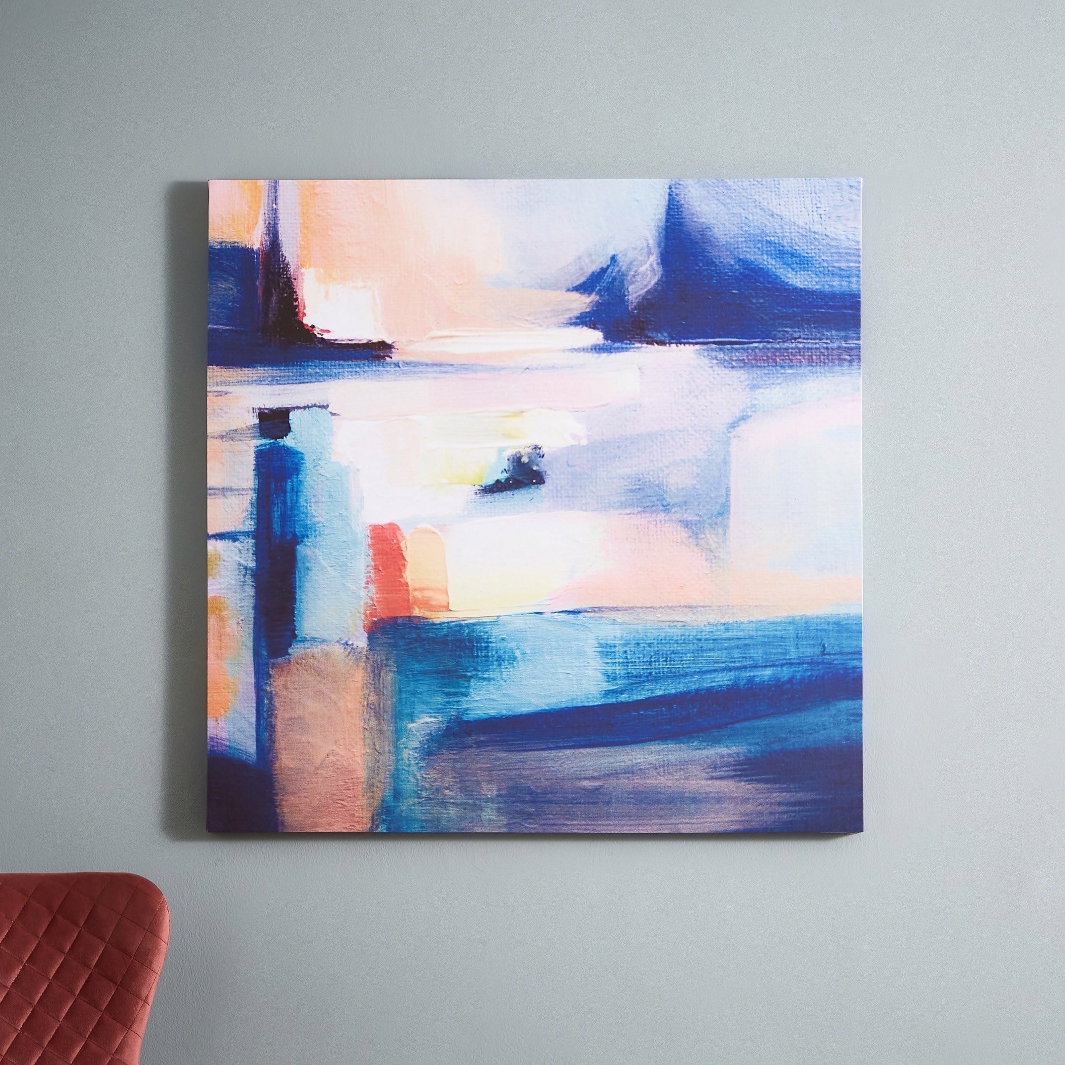 Irene Colorful Abstract Framed Picture - 80x3x80 cm-hbxhomeware-hbxdecorandfurnishings-image-1