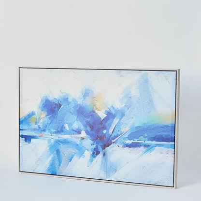 Irene Mountain Abstract Canvas Framed Picture - 90x4x60 cms