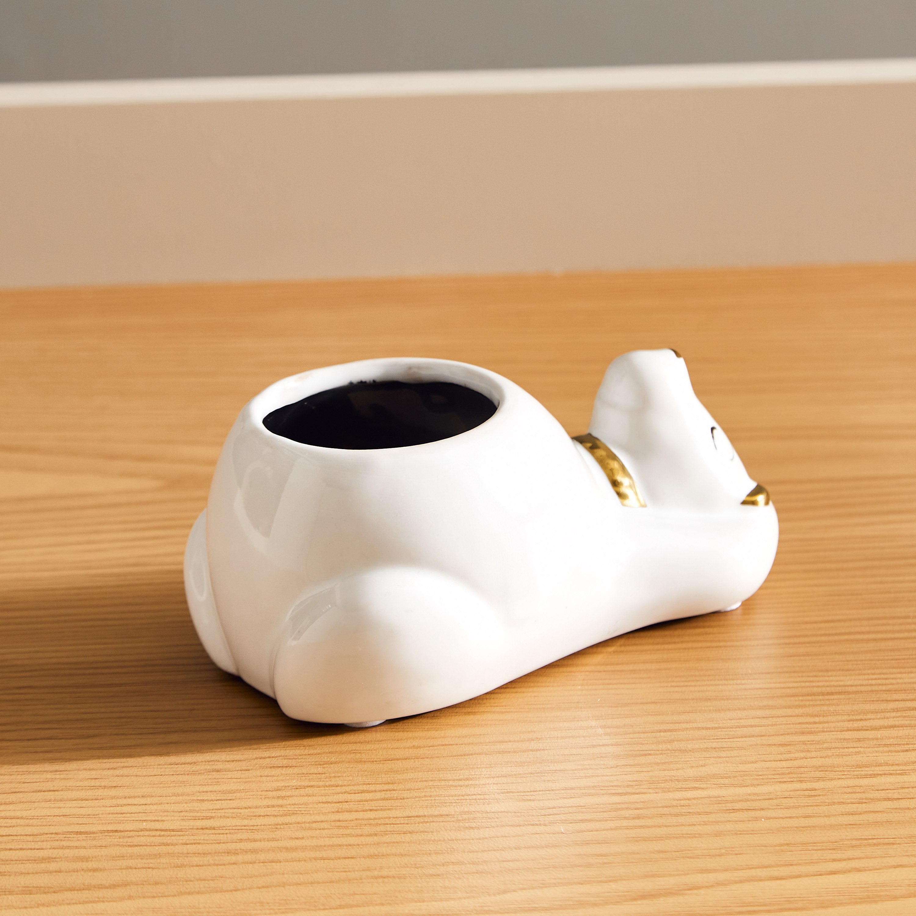 وعاء نبات سيراميك مستر بولار بير للأطفال من ألوها- 13×8×7 سم-hbxhomeware-hbxkidsandyouth-image-1
