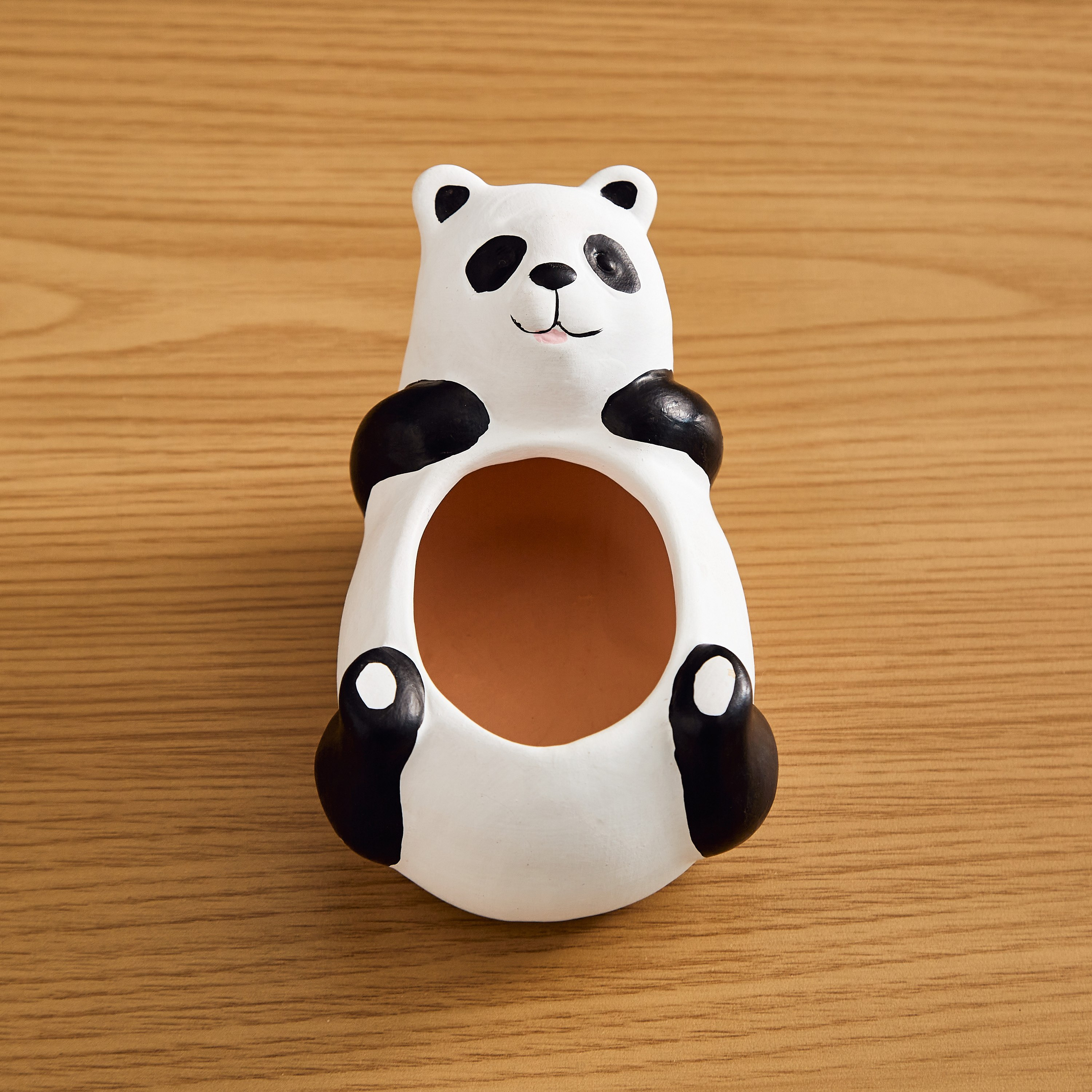 Aloha Ceramic Mr. Panda Fu Kids' Planter - 13x8x7 cm-hbxhomeware-hbxkidsandyouth-image-2