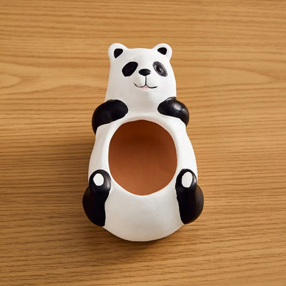 Aloha Ceramic Mr. Panda Fu Kids' Planter - 13x8x7 cms