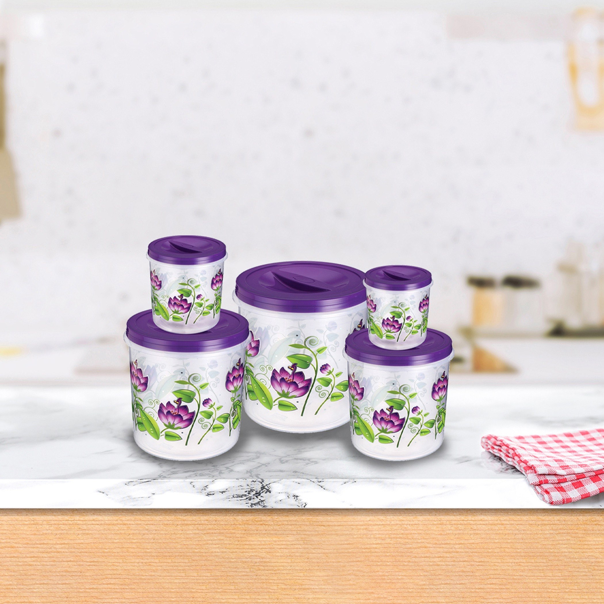 حاوية تخزين من رويال كريستال  - طقم من 10 قطع-hbxhomeware-hbxkitchen-image-1
