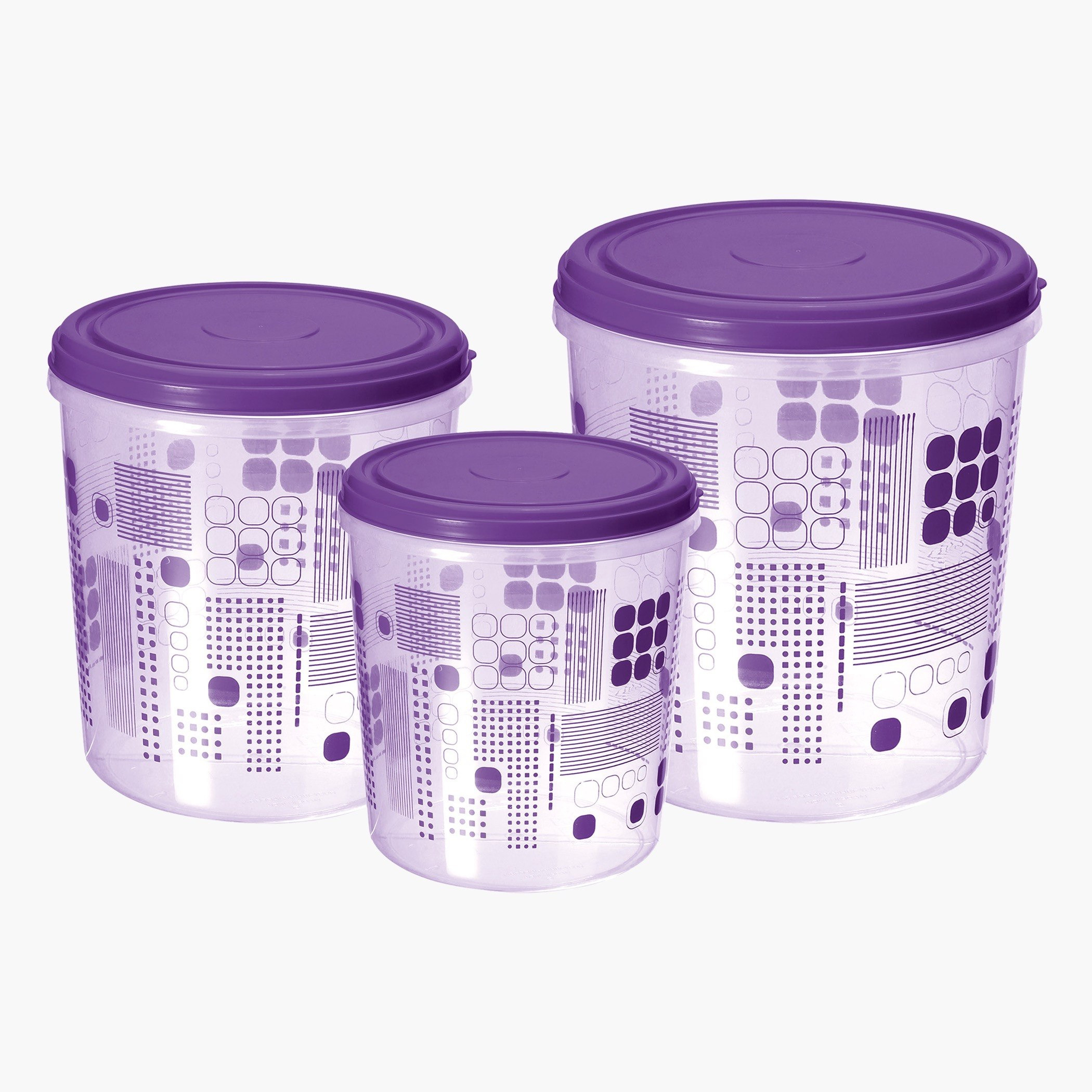 Royal Ruby 3-Piece Storage Container Set with Lid-hbxhomeware-hbxkitchen-image-2