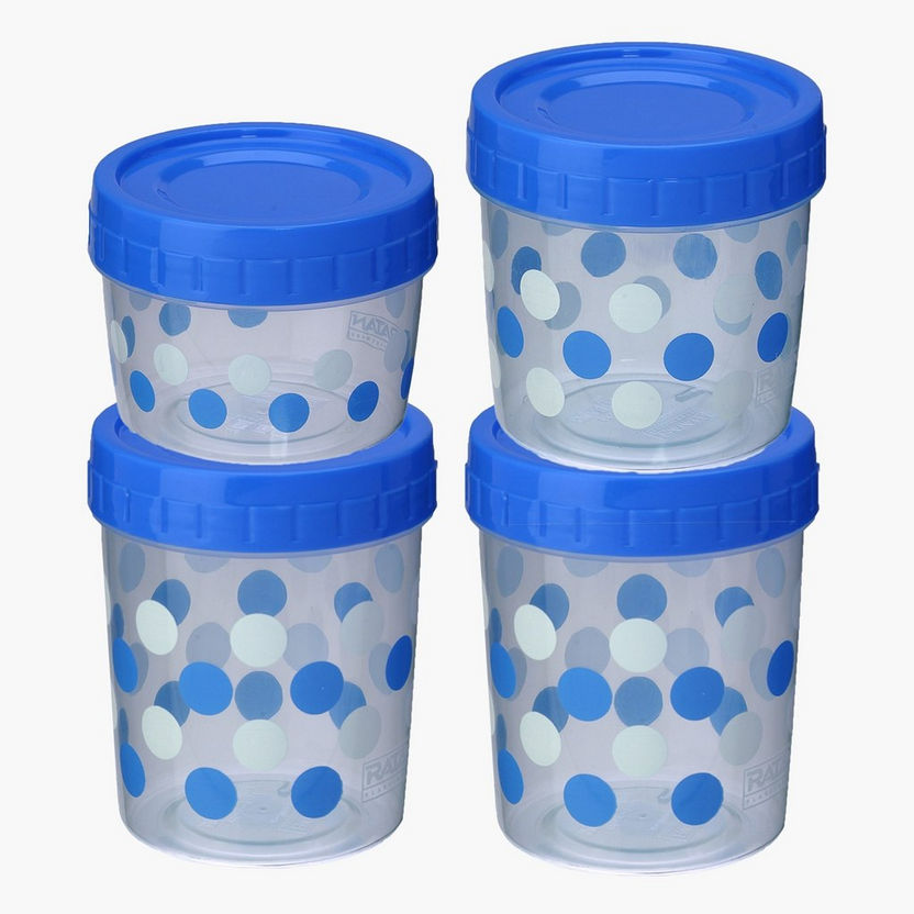 Royal Ezee Lock 4-Piece Storage Container Set with Lid-Containers and Jars-image-1