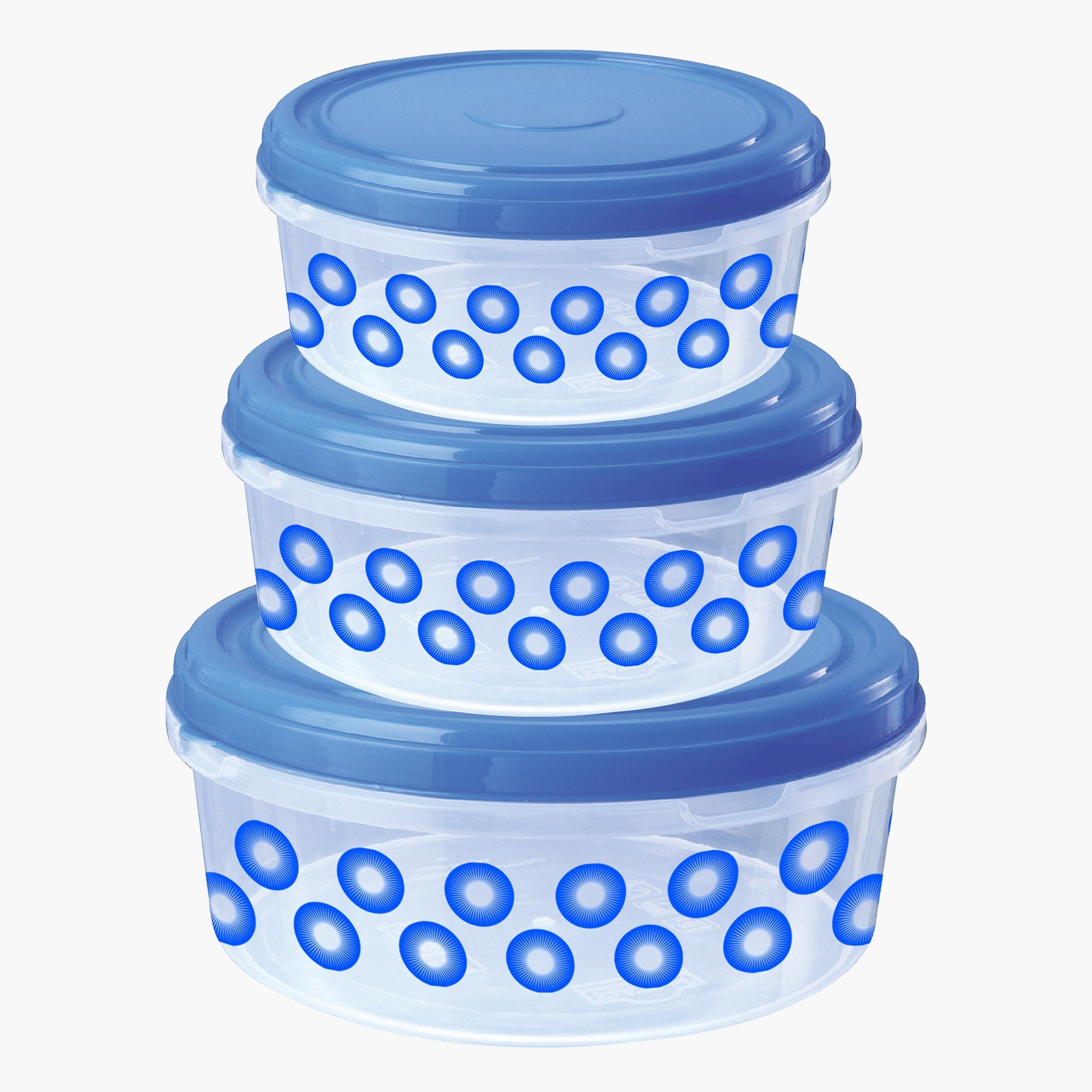 حاوية تخزين بغطاء من رويال سافاير - طقم من 3 قطع-hbxhomeware-hbxkitchen-image-2