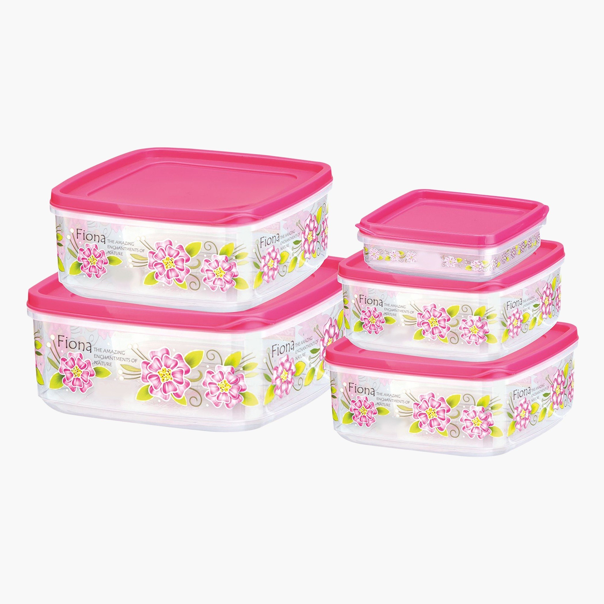 حاوية تخزين بإغلاق محكم وغطاء من فيونا - طقم من 10 قطع-hbxhomeware-hbxkitchen-image-2