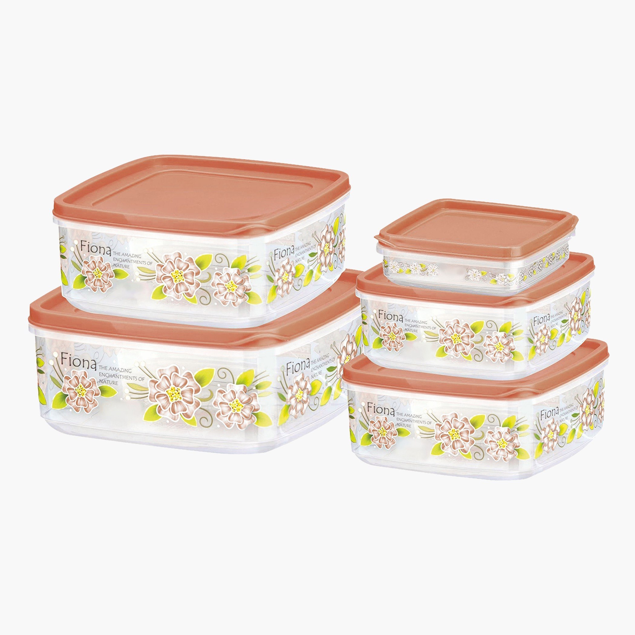 حاوية تخزين بإغلاق محكم وغطاء من فيونا - طقم من 10 قطع-hbxhomeware-hbxkitchen-image-2