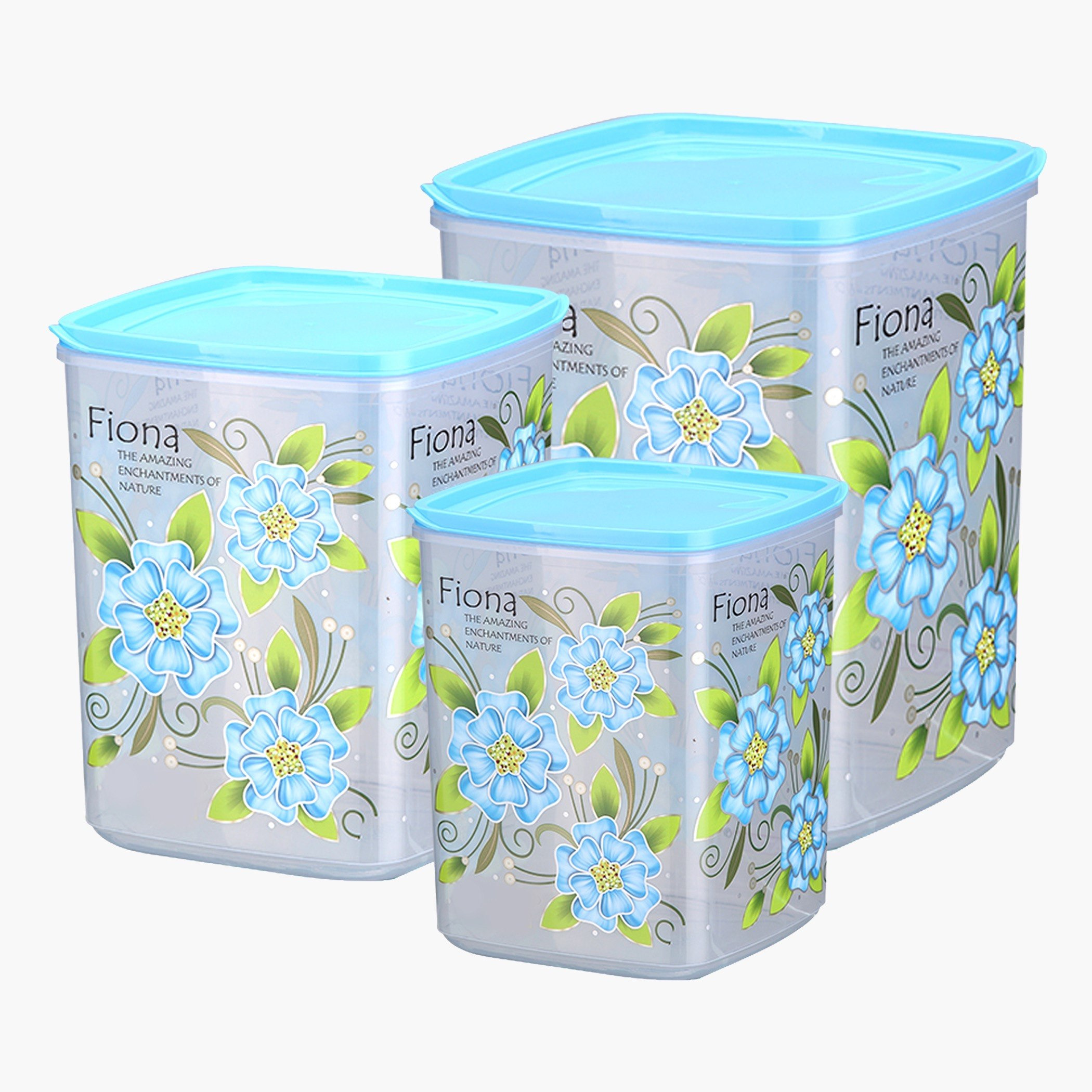 حاوية تخزين بإغلاق محكم وغطاء من فيونا - طقم من 3 قطع-hbxhomeware-hbxkitchen-image-2