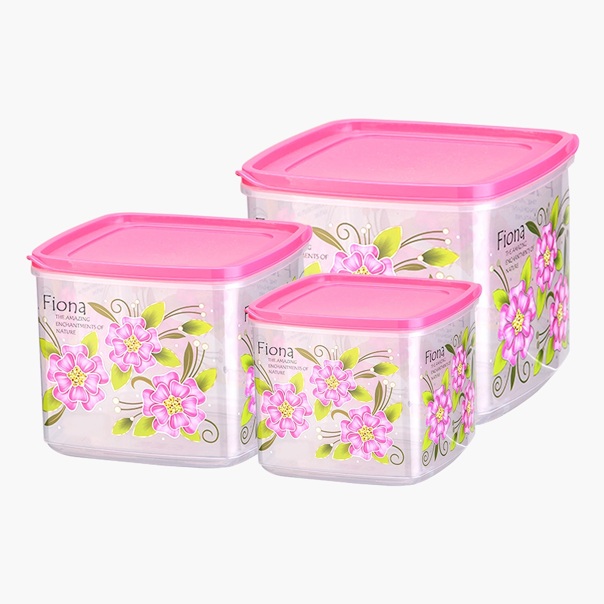 حاوية تخزين بإغلاق محكم وغطاء من فيونا - طقم من 3 قطع-hbxhomeware-hbxkitchen-image-2
