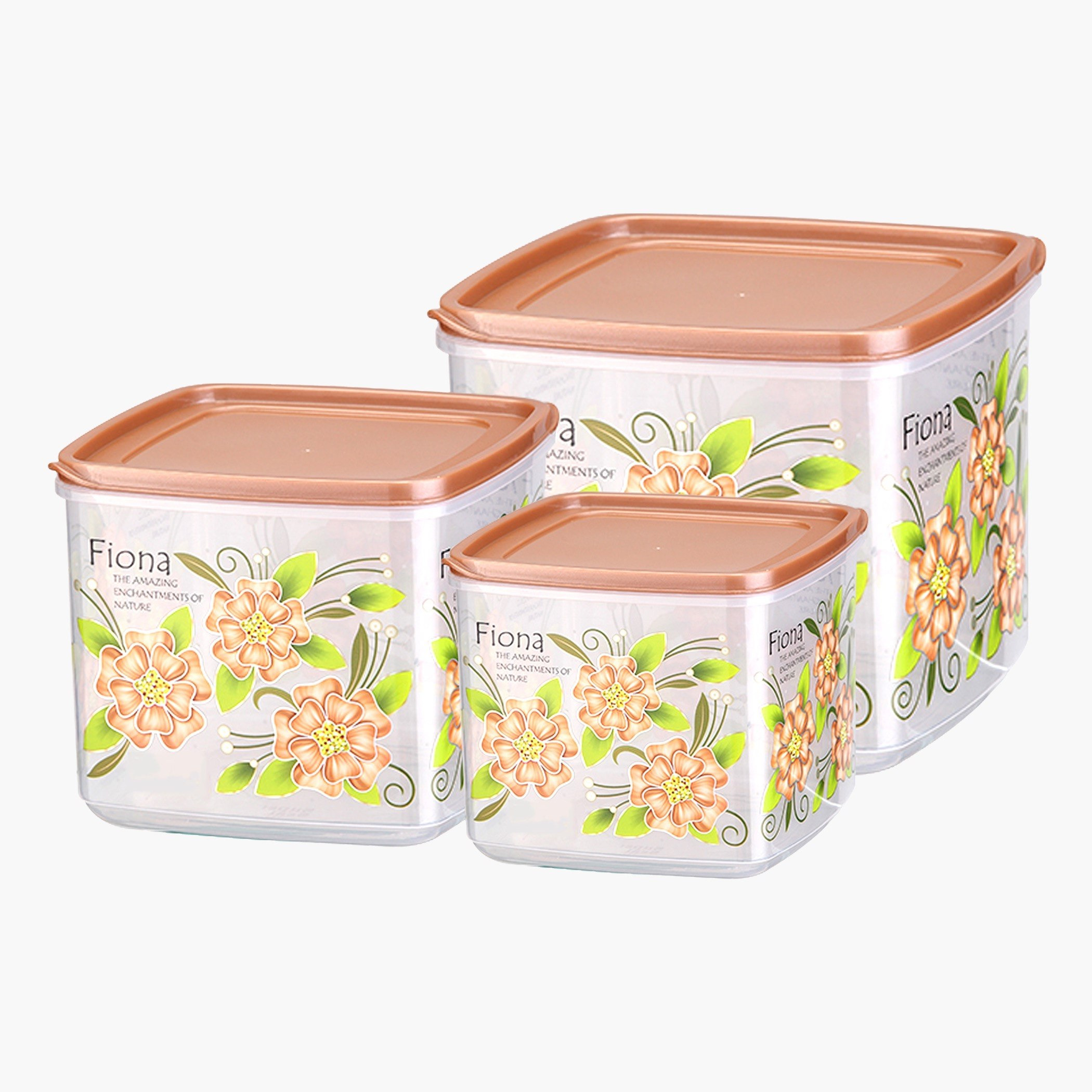 حاوية تخزين بإغلاق محكم وغطاء من فيونا - طقم من 3 قطع-hbxhomeware-hbxkitchen-image-2