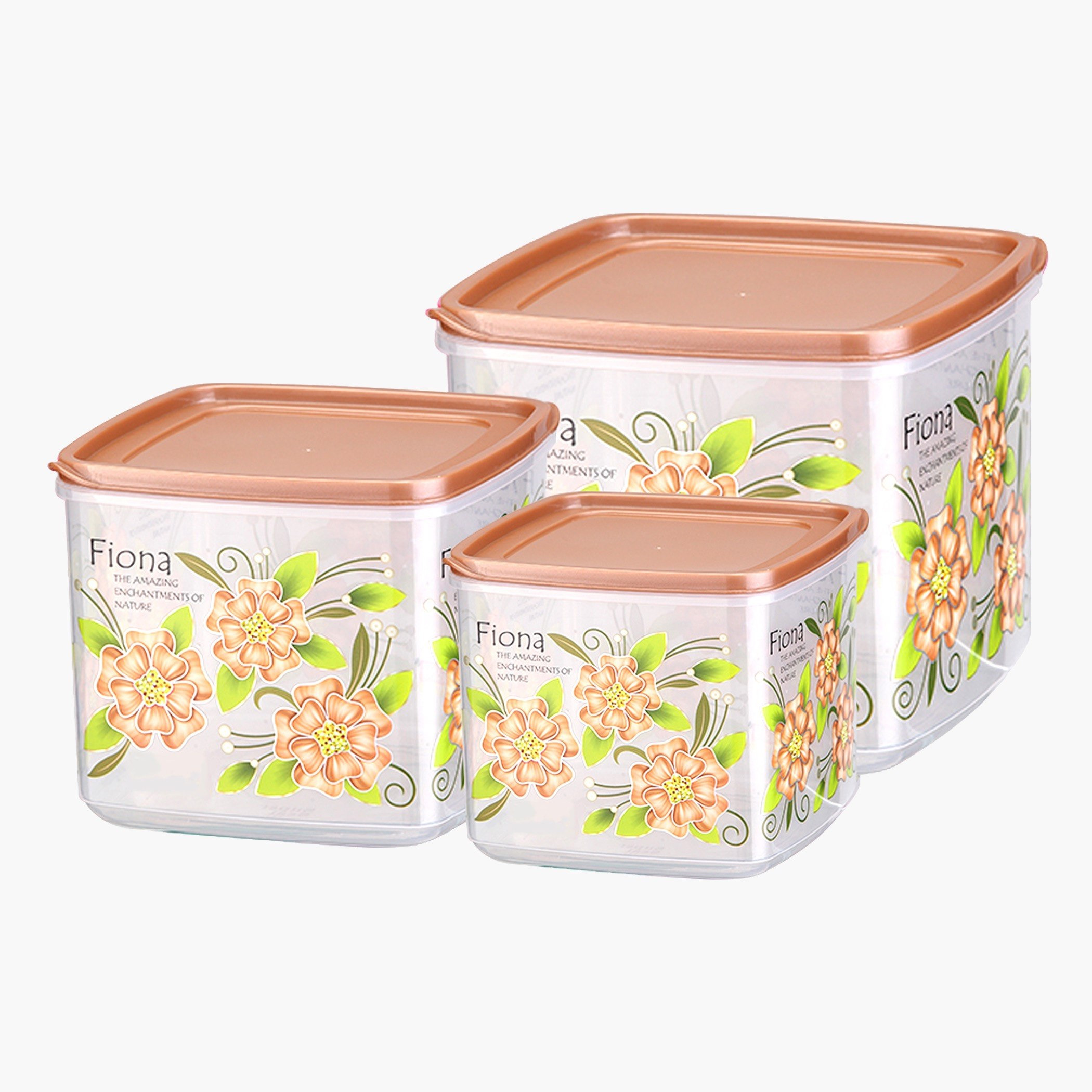 حاوية تخزين بإغلاق محكم وغطاء من فيونا - طقم من 3 قطع-hbxhomeware-hbxkitchen-image-2