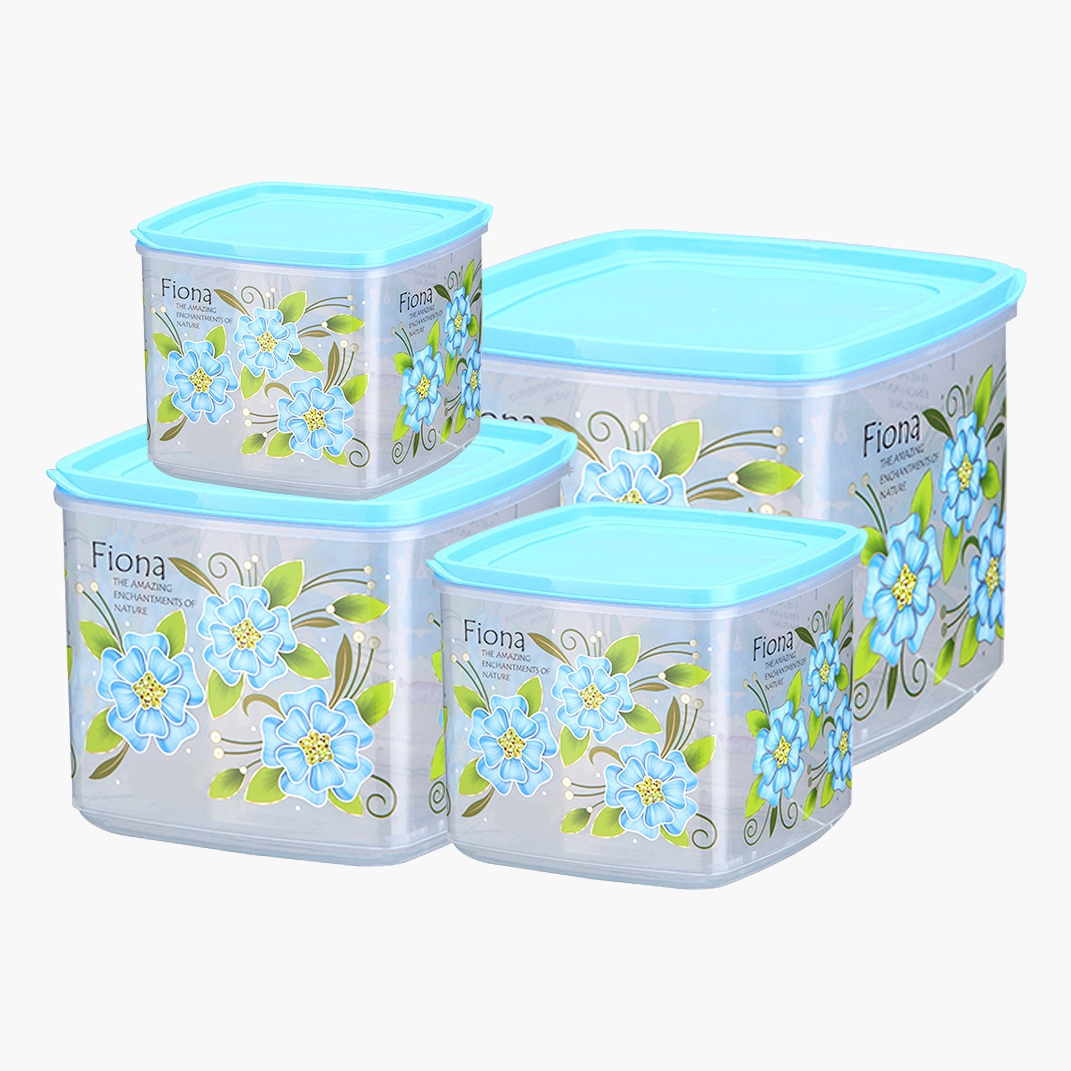 حاوية تخزين بإغلاق محكم وغطاء من فيونا - طقم من 4 قطع-hbxhomeware-hbxkitchen-image-2