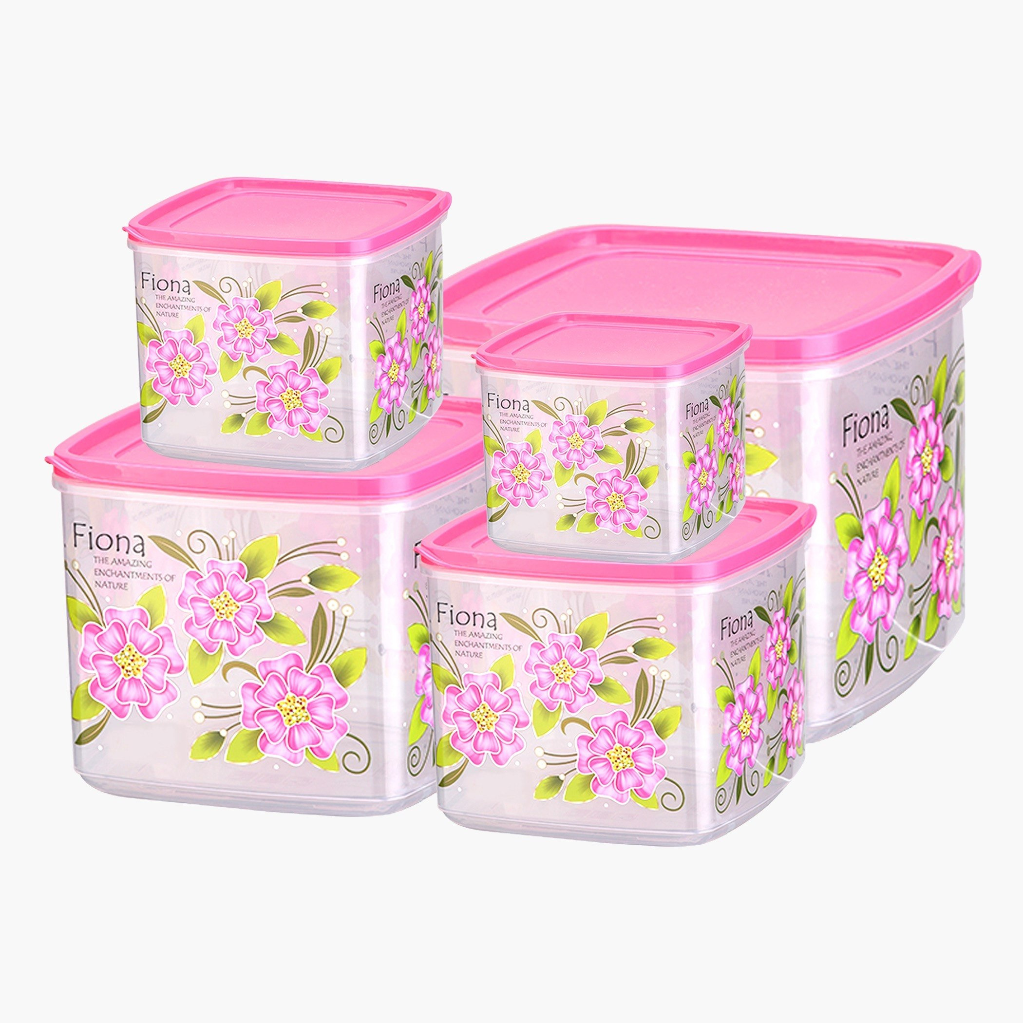 حاوية تخزين بإغلاق محكم وغطاء من فيونا - طقم من 10 قطع-hbxhomeware-hbxkitchen-image-2