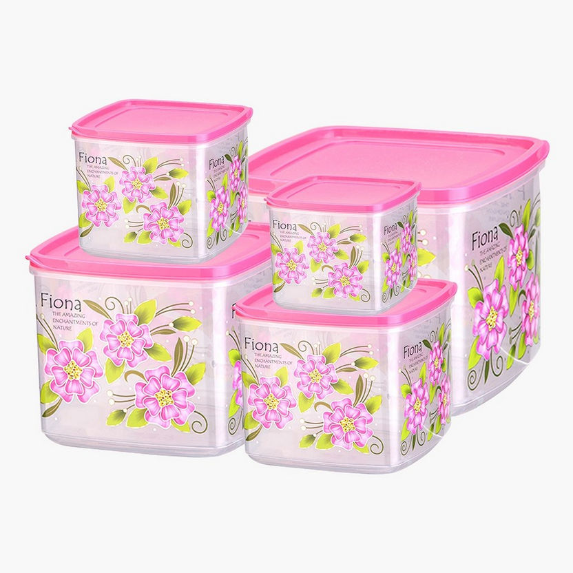 Fiona 10-Piece Super Seal Storage Container Set with Lid-Containers & Jars-image-1