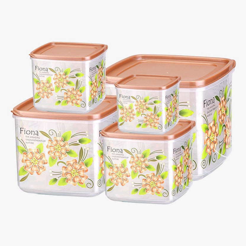Fiona 10-Piece Super Seal Storage Container Set with Lid-Containers and Jars-image-1