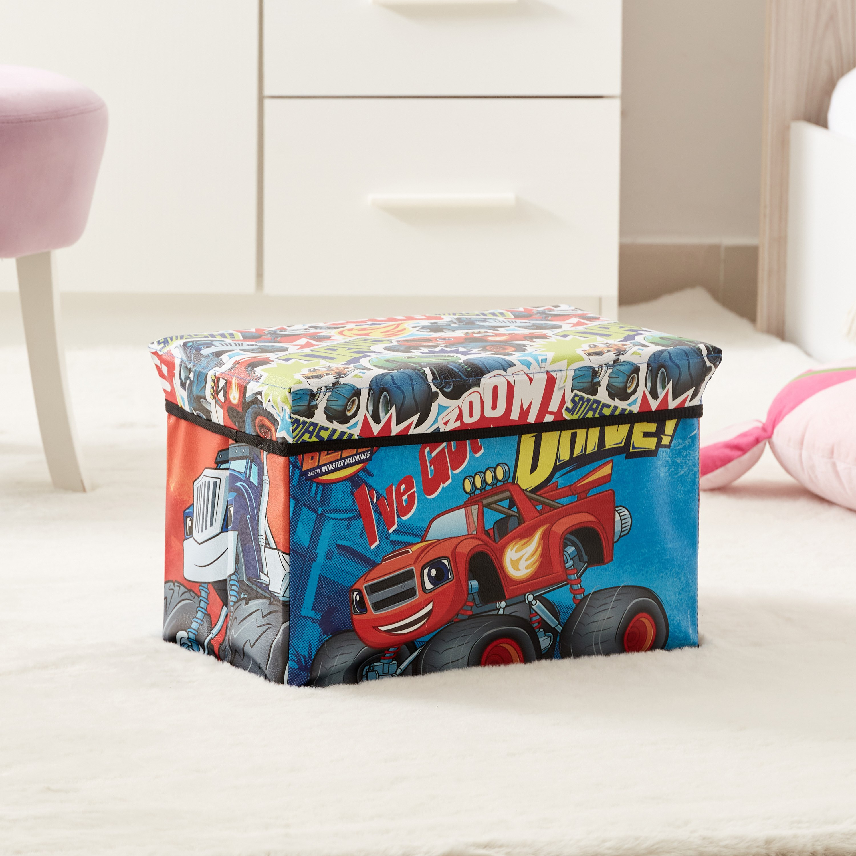 صندوق تخزين قابل للطي بتصميم بلاز من نيكلوديون -  40x25x25 سم-hbxhomeware-hbxkidsandyouth-image-1