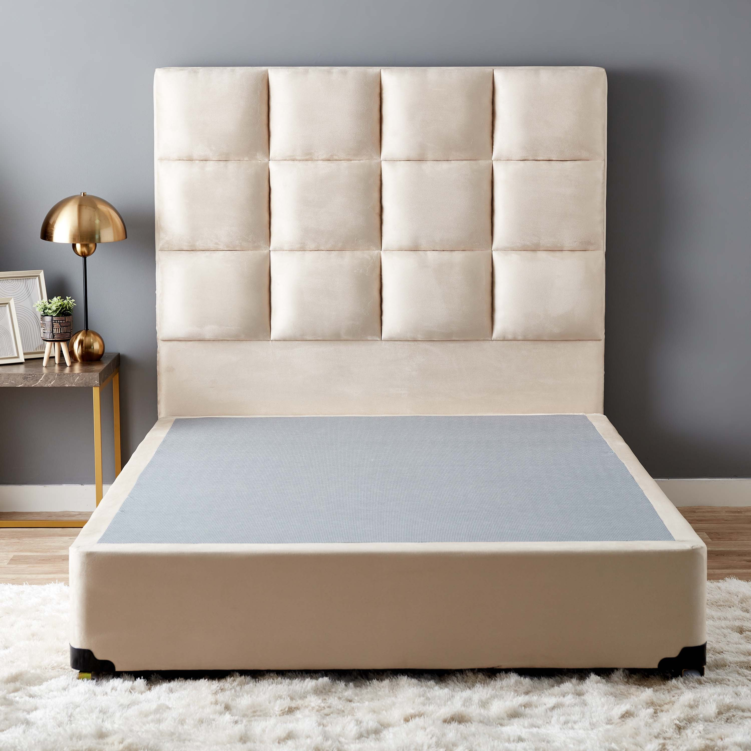 سرير كوين بتنجيد مربعات - آي كولبي من موڤو - 150x200 سم-hbxbedroom-bedsandbedsets-beds-queen-image-3