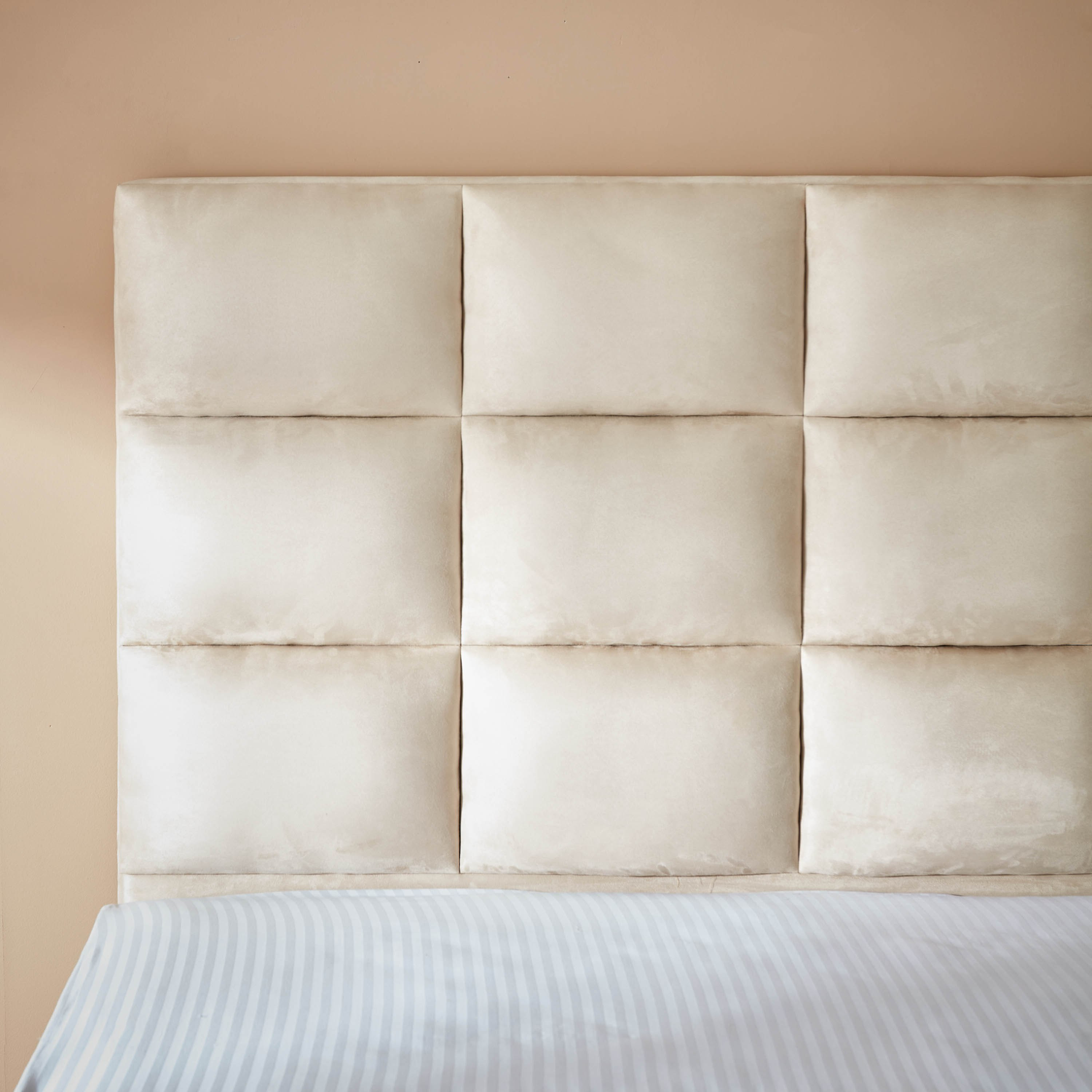 سرير سوبر كينج بتنجيد مربعات - آي كولبي من موڤو - 200x200 سم-hbxbedroom-bedsandbedsets-beds-superking-image-5