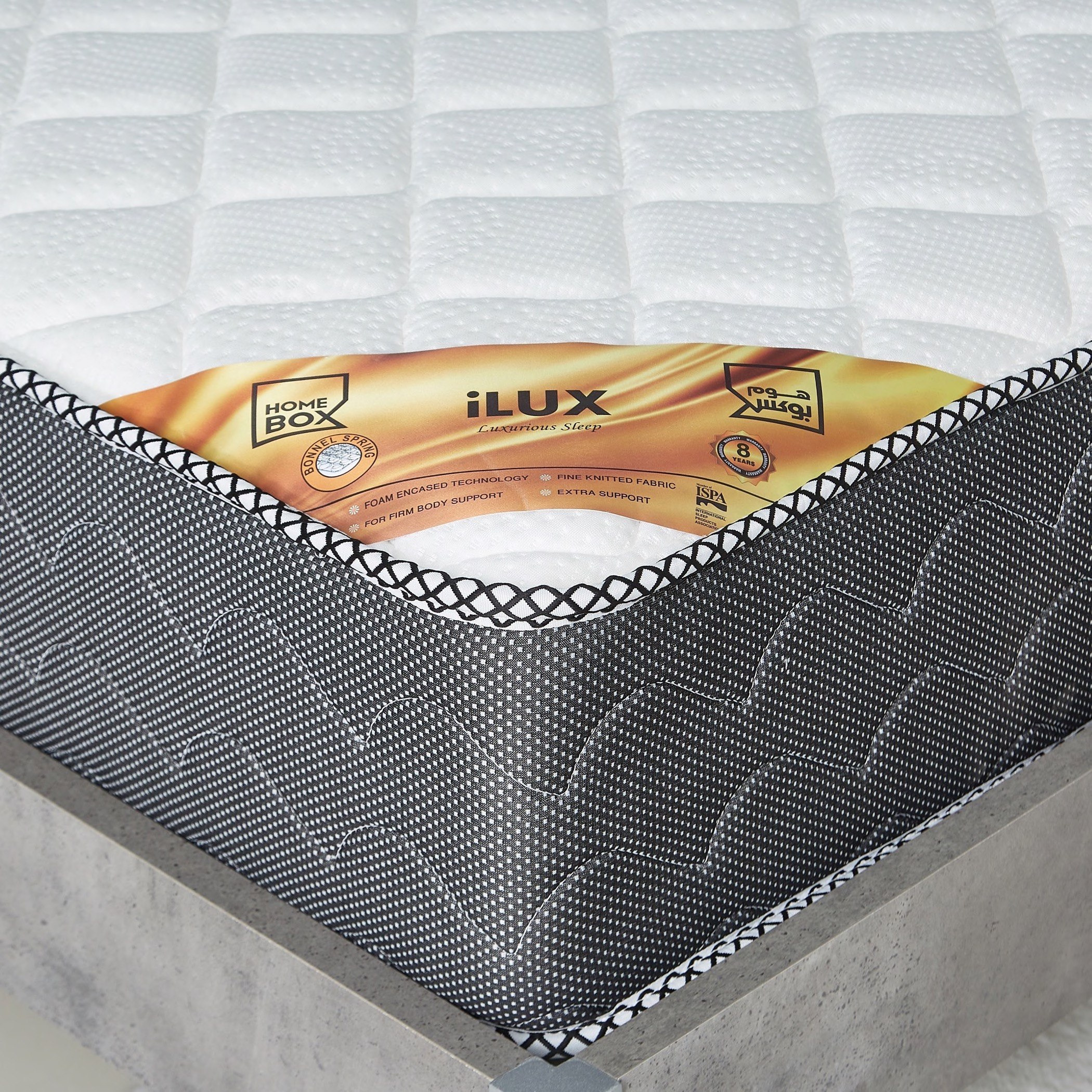 iLux Single Bonnell Spring and High Resilience Foam Mattress - 90x200x26 cm-hbxfurniture-bedroom-mattresses-single-image-3