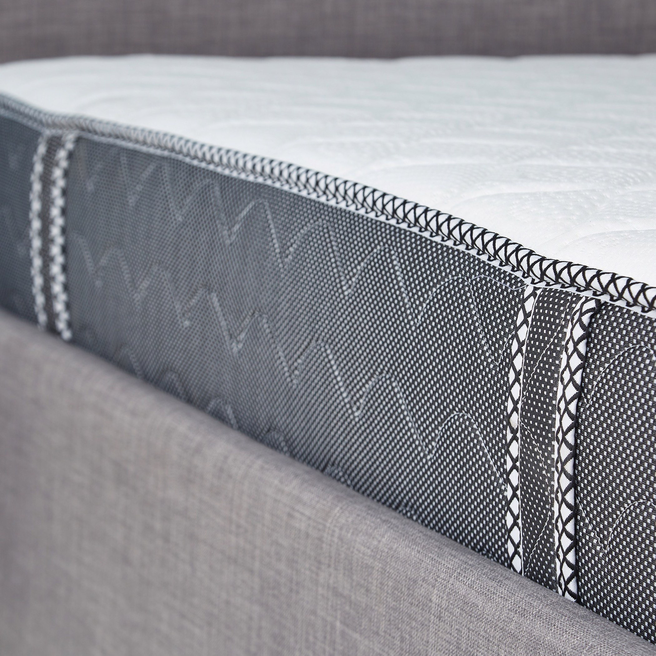 مرتبة كوين بنوابض حلزونيّة وإسفنج عالي المرونة من آي لوكس - 140x200x26 سم-hbxbedroom-mattresses-queen-image-5
