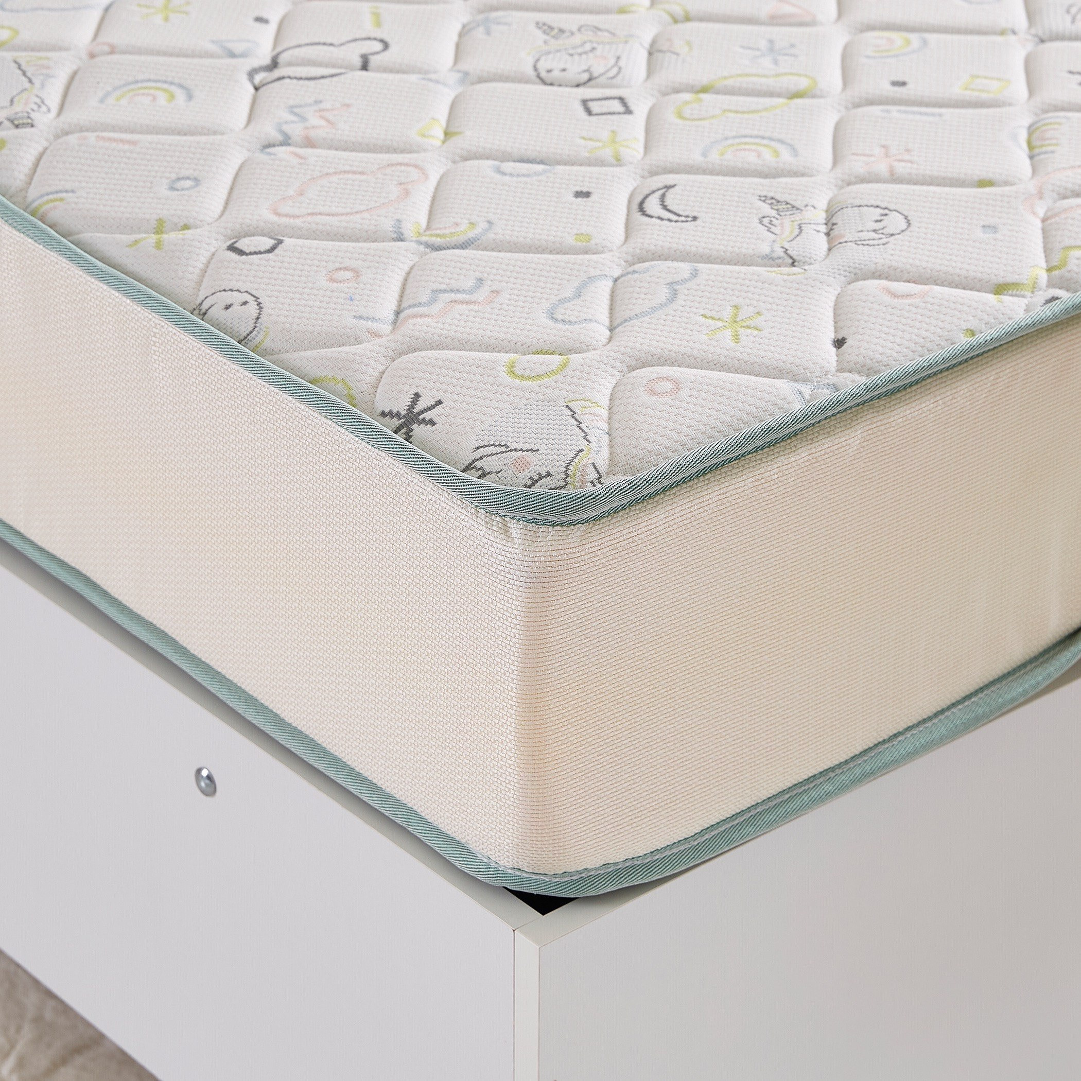 مرتبة توين إسفنج ونوابض جيبية من آي هابي - 120x200x24 سم-hbxfurniture-mattresses-twin-image-2
