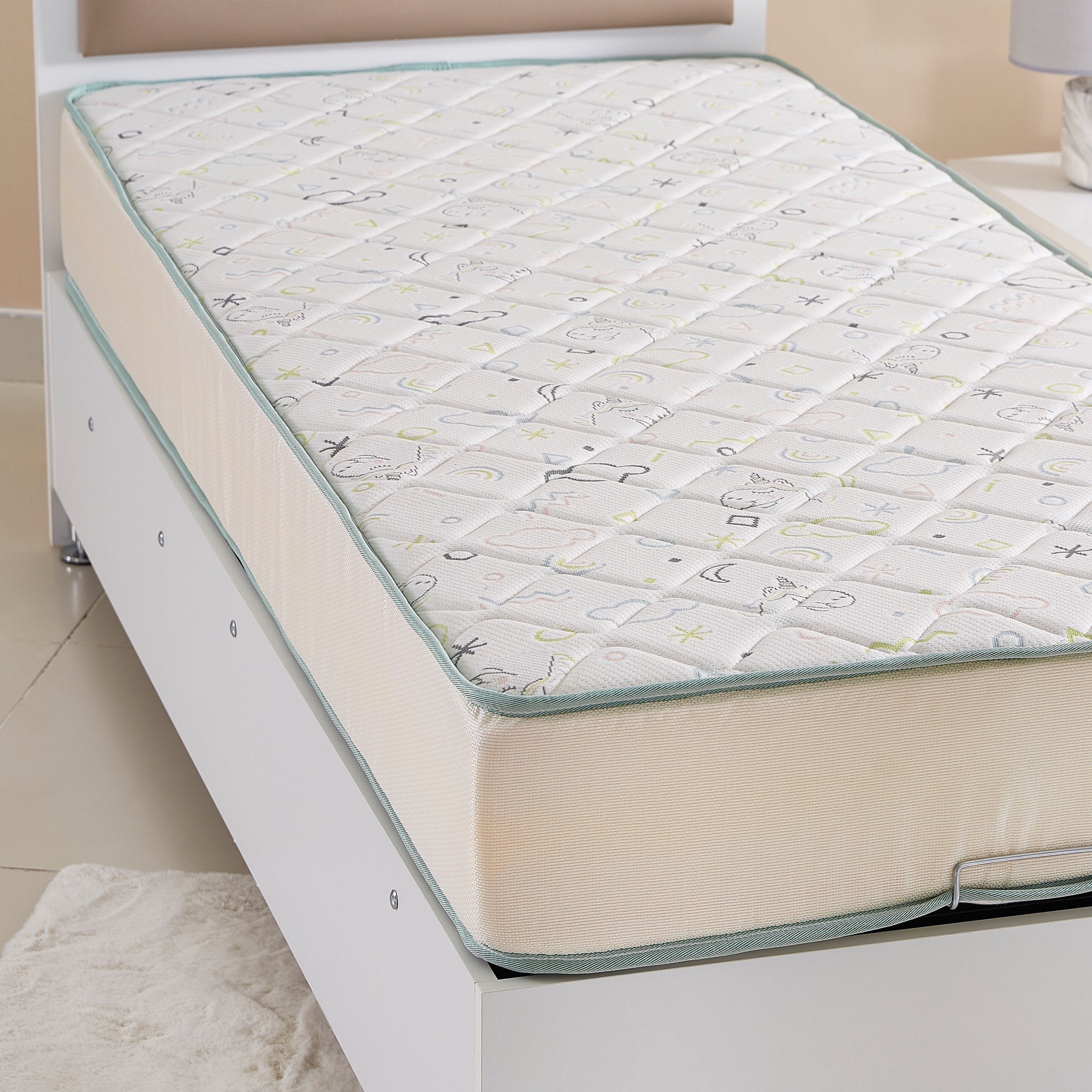 مرتبة توين إسفنج ونوابض جيبية من آي هابي - 120x200x24 سم-hbxfurniture-mattresses-twin-image-3