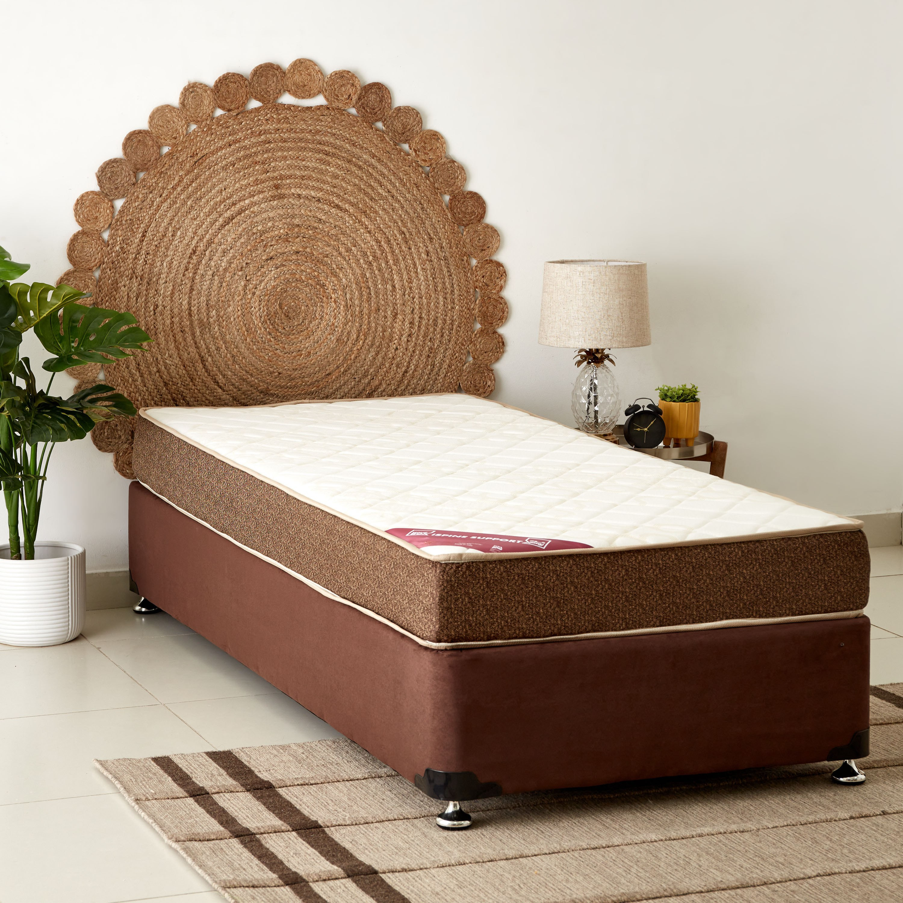 مرتبة طبيّة فردية ميموري فوم مجدّد وفيسكوز  من آي سباين سبّورت - 100x200x16 سم-hbxfurniture-bedroom-mattresses-single-image-2