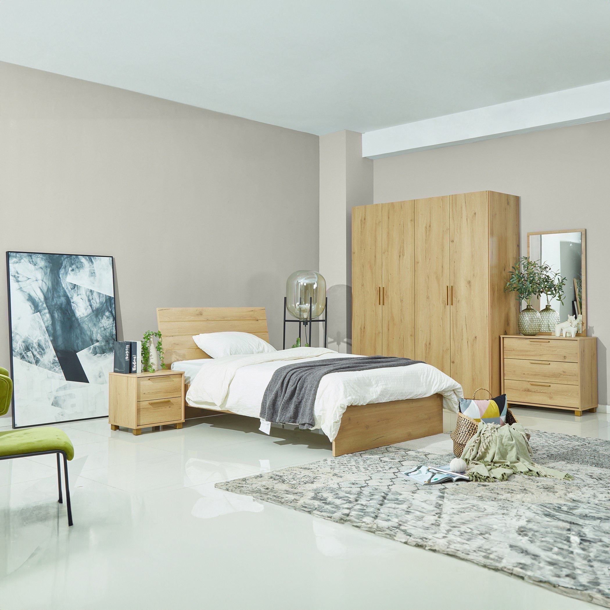 مرآة لطاولة تزيين صغيرة بـ3 أدراج من برايتن-hbxfurniture-kidsroom-kidsdressersandmirrors-image-4