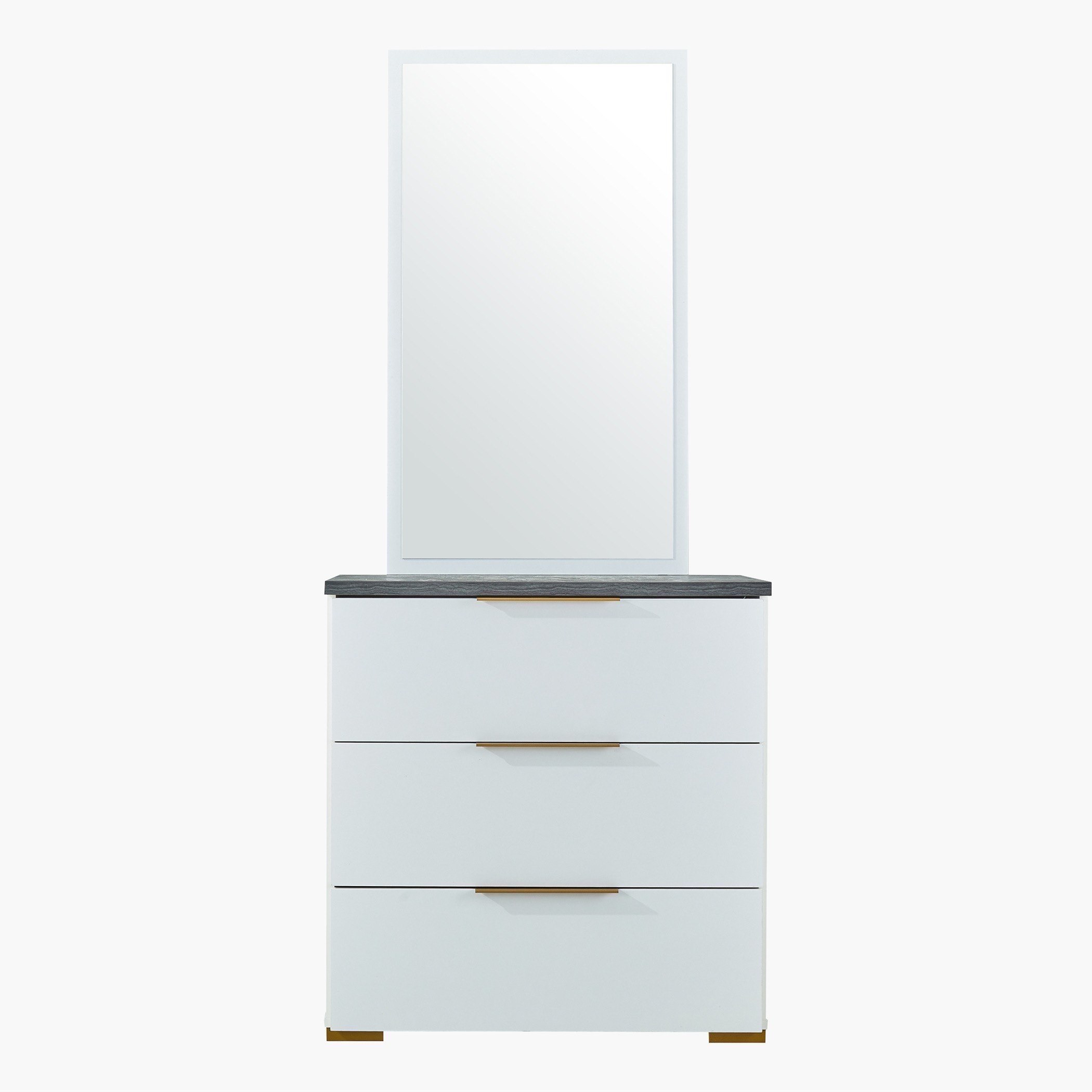 مرآة لطاولة تزيين صغيرة بـ3 أدراج من فوندي-hbxfurniture-kidsroom-kidsdressersandmirrors-image-3