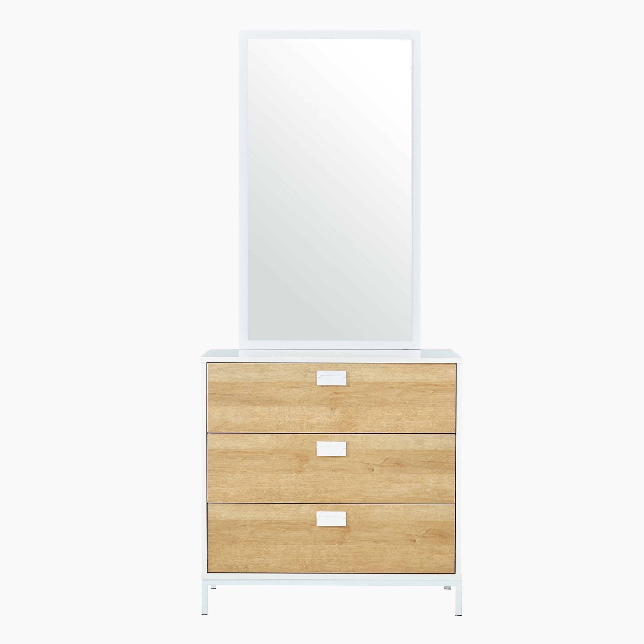 مرآة لطاولة تزيين صغيرة بـ3 أدراج من ليون-hbxfurniture-kidsroom-kidsdressersandmirrors-image-3