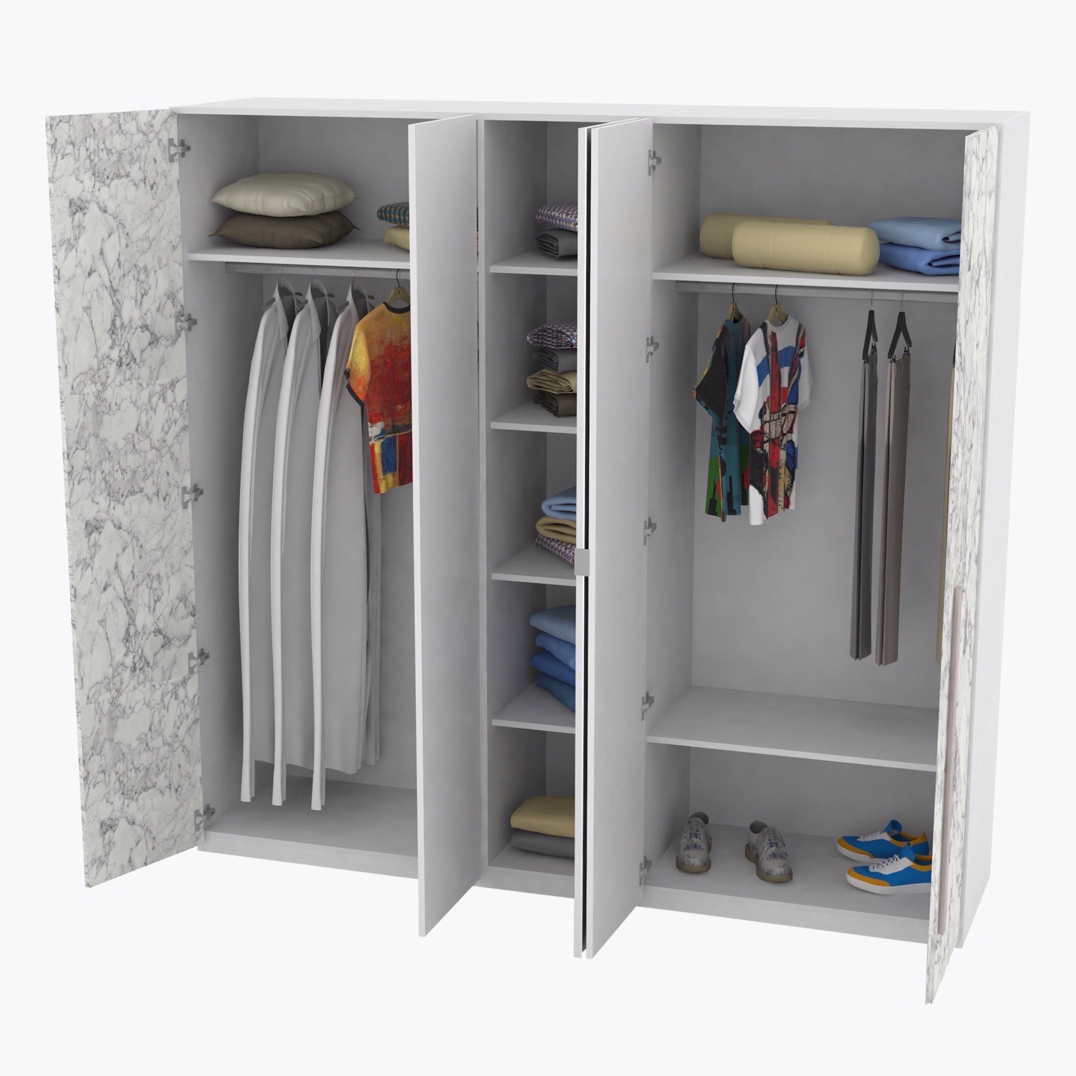 دولاب بـ 5 أبواب ومرآة من نوفارا-hbxfurniture-wardrobes-image-6