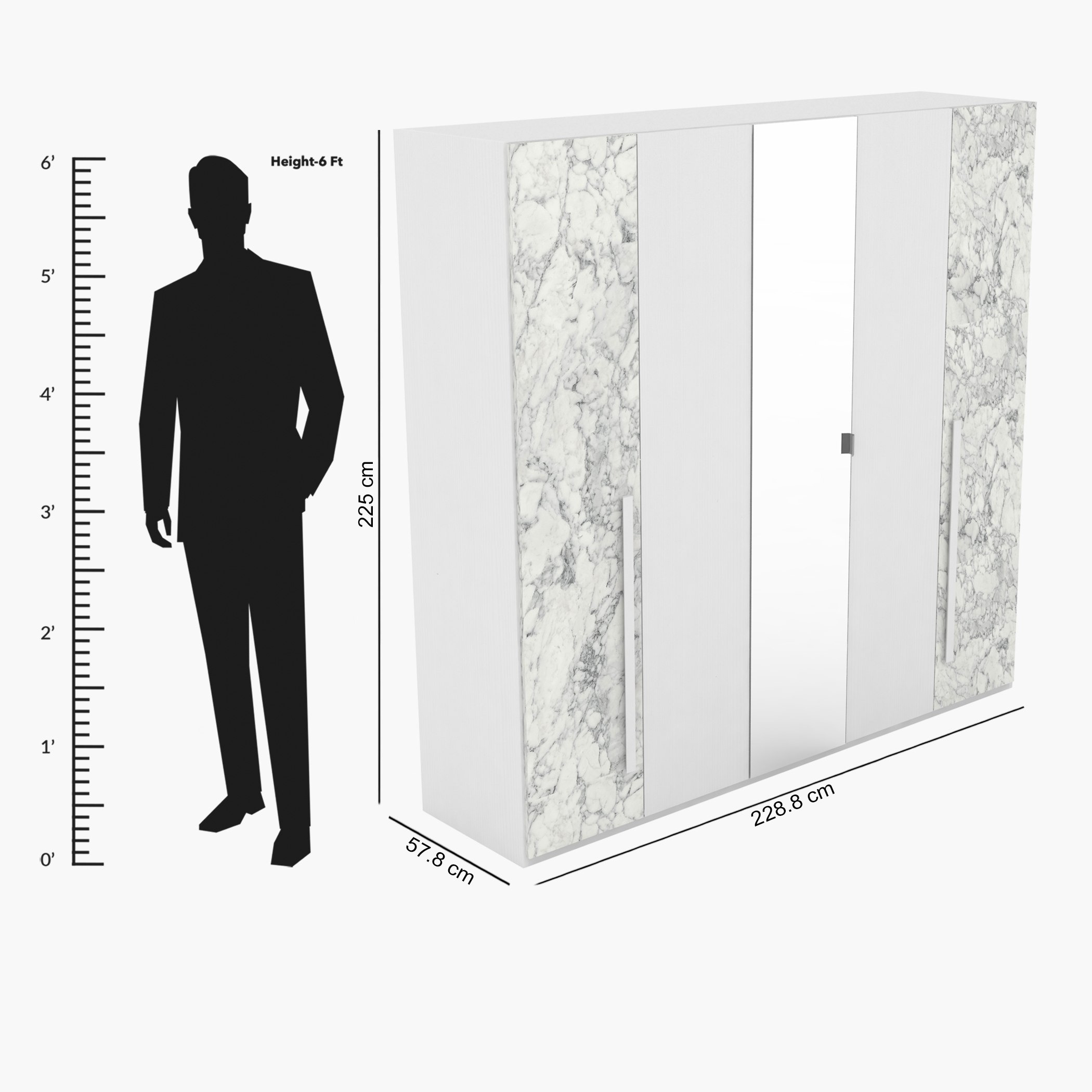 دولاب بـ 5 أبواب ومرآة من نوفارا-hbxfurniture-wardrobes-image-9