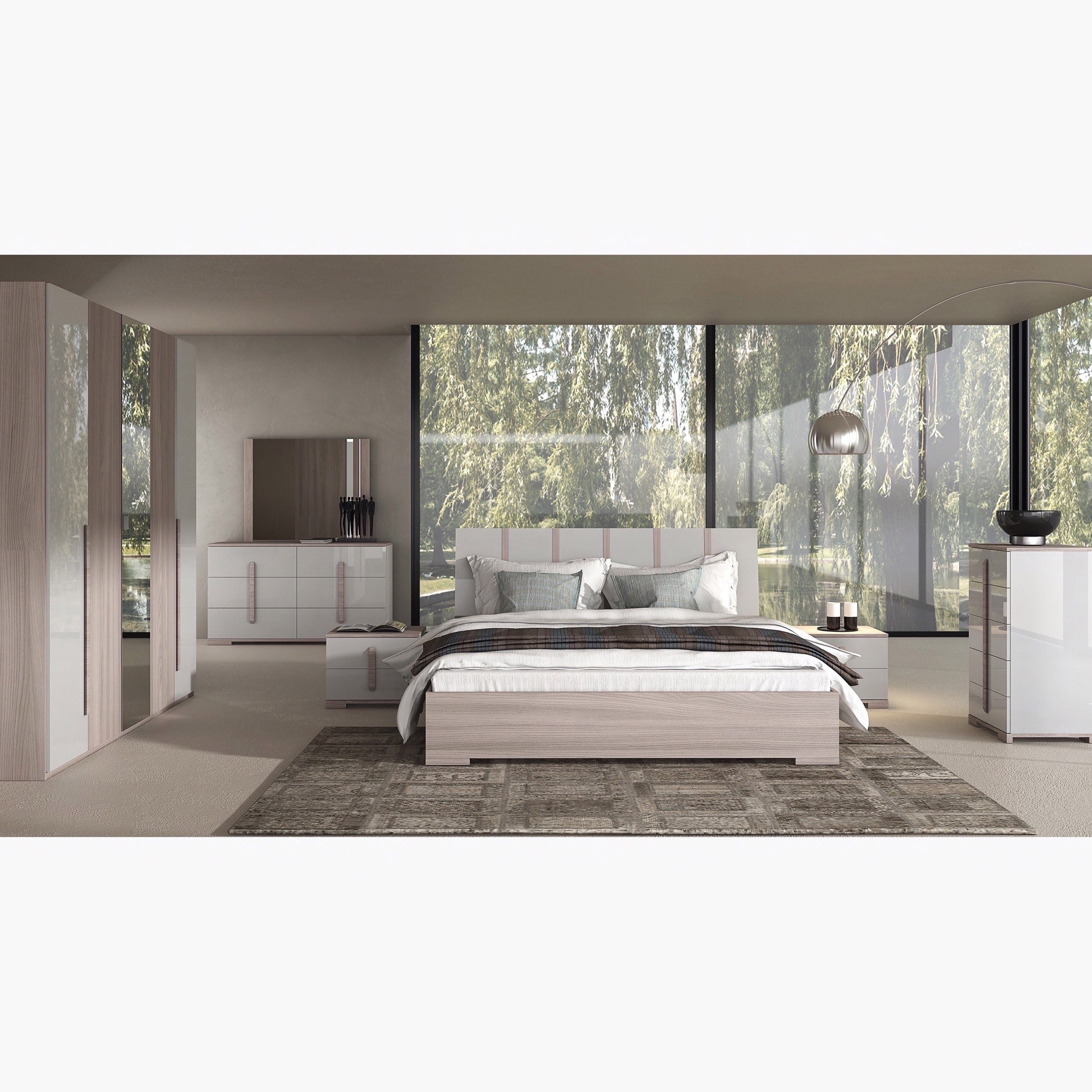 دولاب بـ 5 أبواب ومرآة من بيسكارا-hbxfurniture-wardrobes-image-7