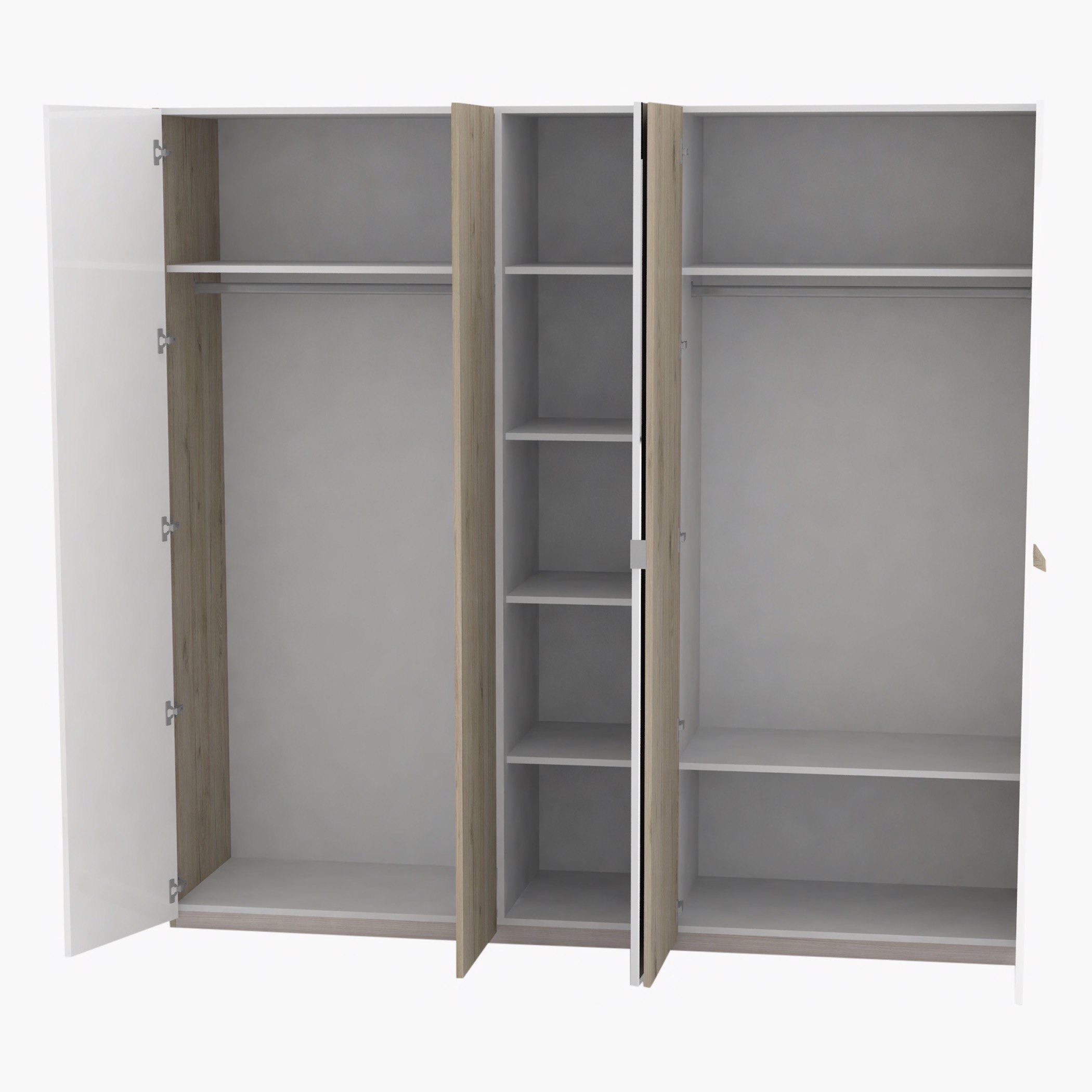 دولاب بـ 5 أبواب ومرآة من ترينتو-hbxfurniture-wardrobes-image-4