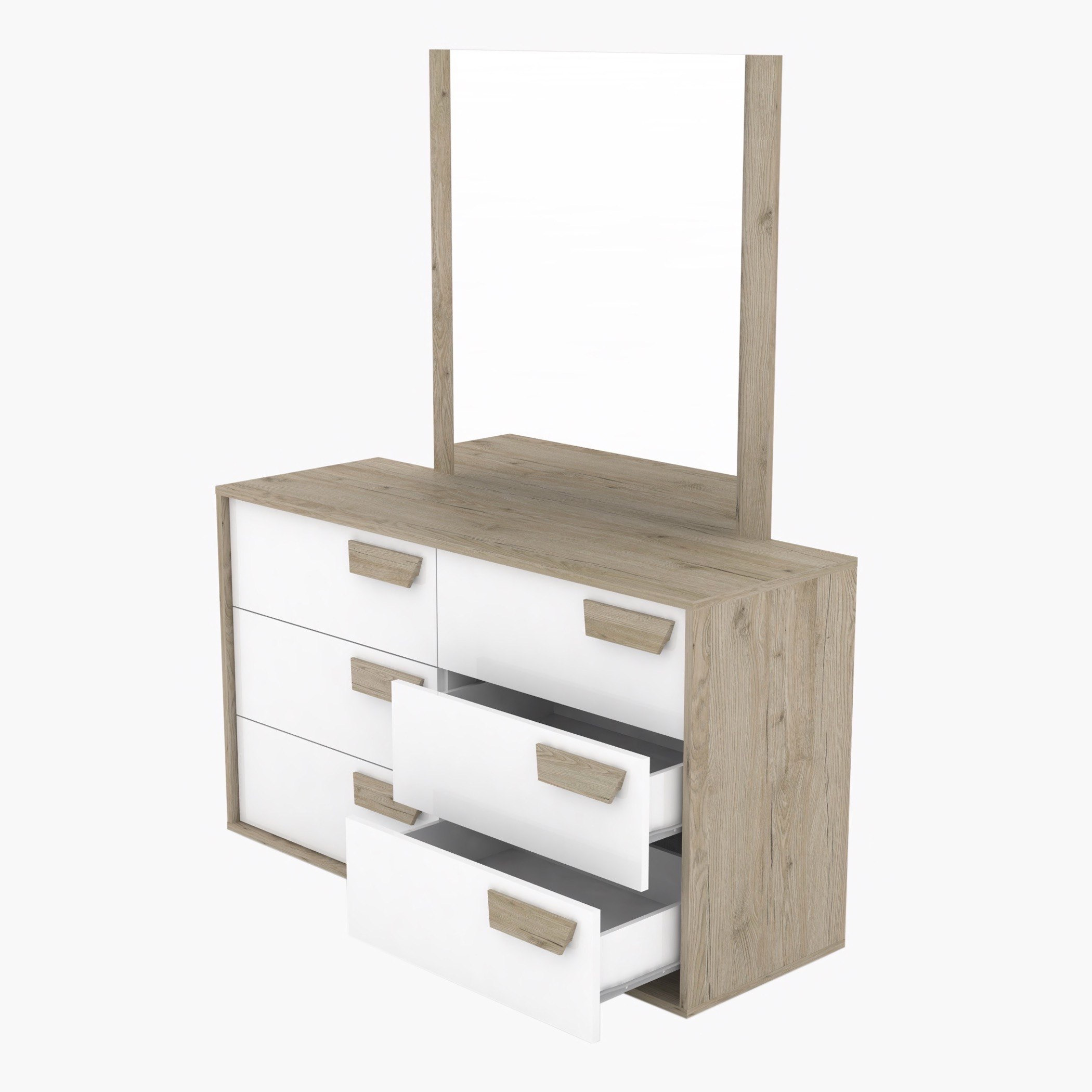طقم غرفة نوم كينج 5 قطع من ترينتو - 180x200 سم-hbxbedroom-bedsandbedsets-bedroomsets-king-image-13