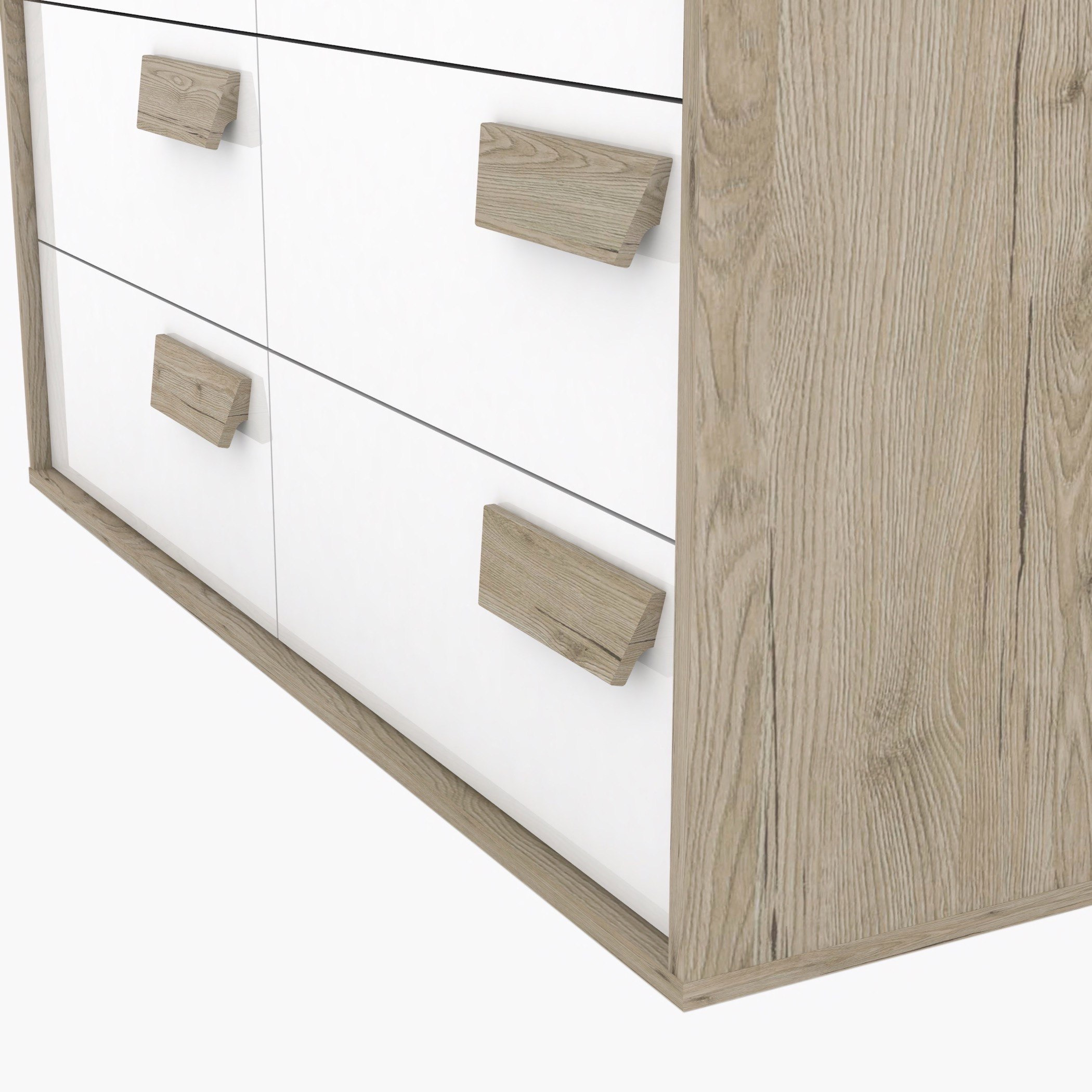 طقم غرفة نوم كينج 5 قطع من ترينتو - 180x200 سم-hbxbedroom-bedsandbedsets-bedroomsets-king-image-15