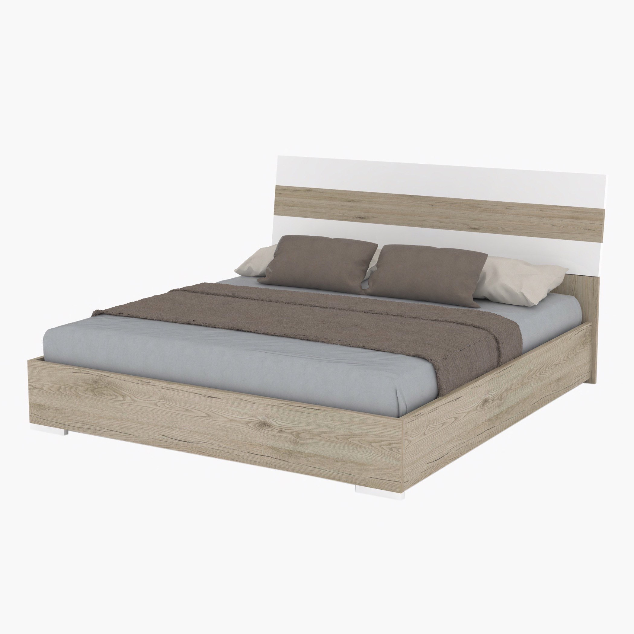 طقم غرفة نوم كينج 5 قطع من ترينتو - 180x200 سم-hbxbedroom-bedsandbedsets-bedroomsets-king-image-5