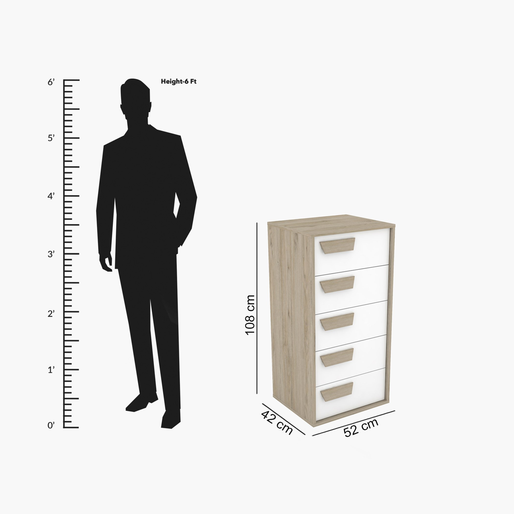 وحدة تخزين بـ 5 أدراج من تورنتو-hbxkidsandyouth-dressersandchests-chestofdrawers-image-8