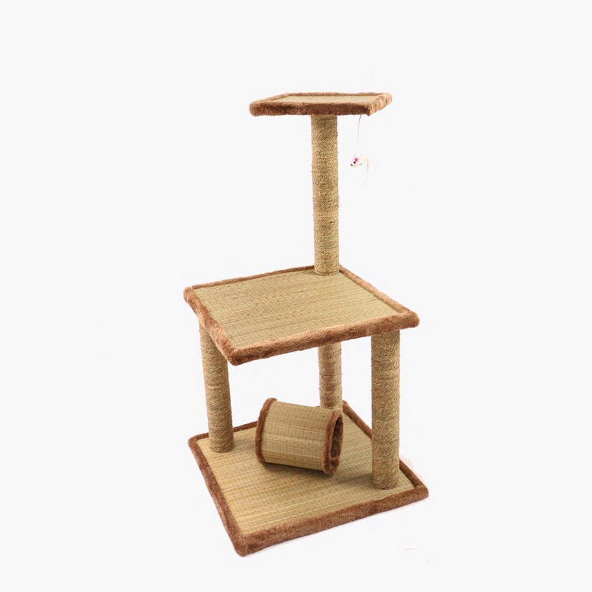 Playful Cat Tree - 50x50x95 cm-Pet Beds and Trees-image-2