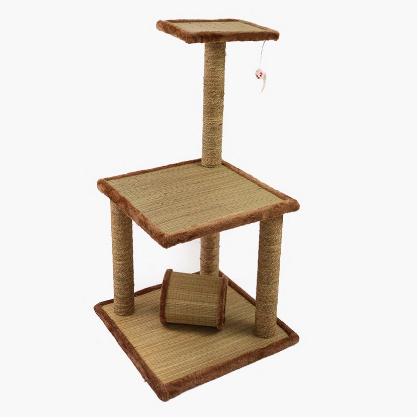 Playful Cat Tree - 50x50x95 cm-Pet Beds and Trees-image-3