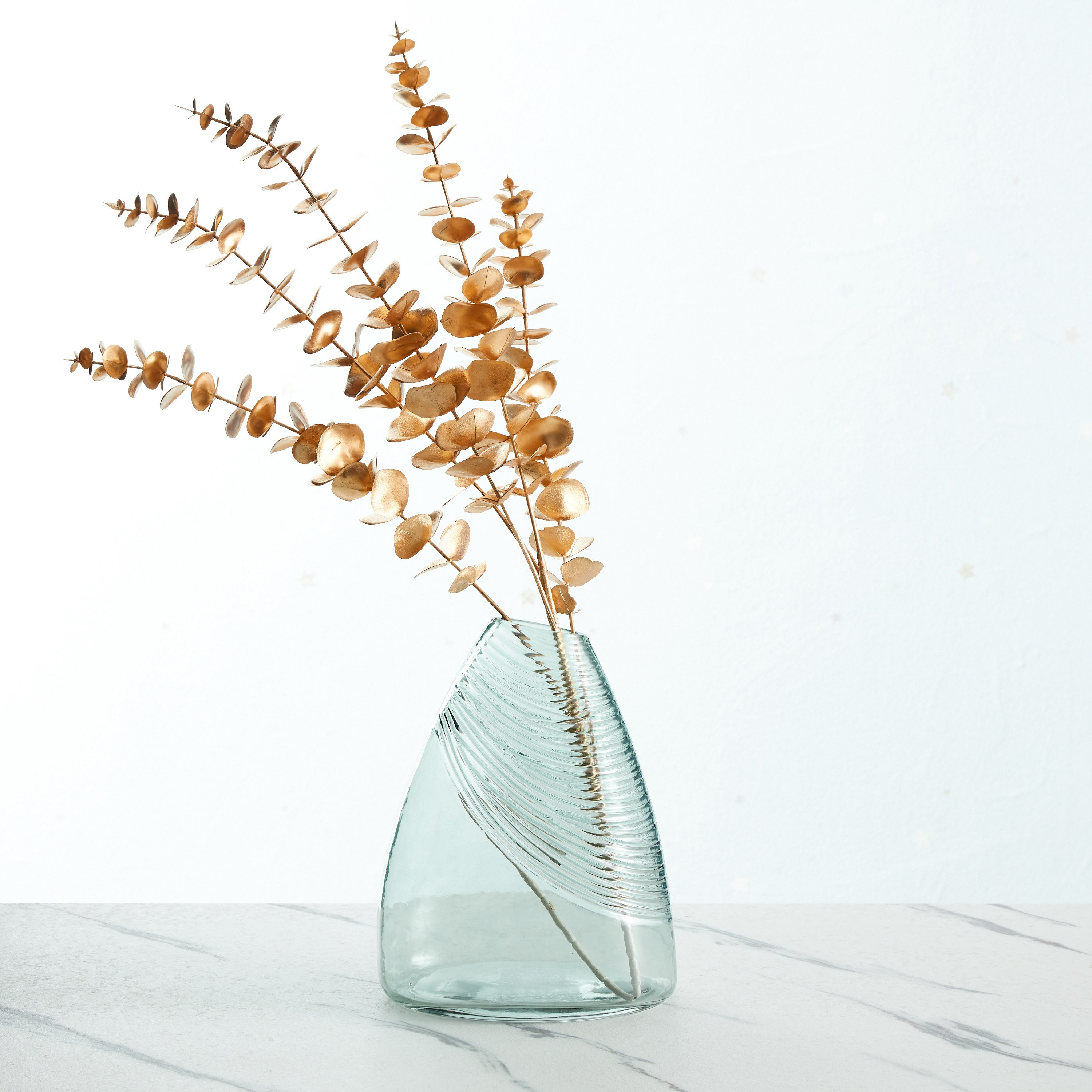 مزهرية مخروطية عضوية زجاج من موف - 22.5x6.4x17 سم-hbxbedroom-decorandaccessories-vases-image-1