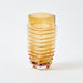 Mauve Glass Ribbed Vase 23x9.5x6.6 cm-Vases-thumbnailMobile-4