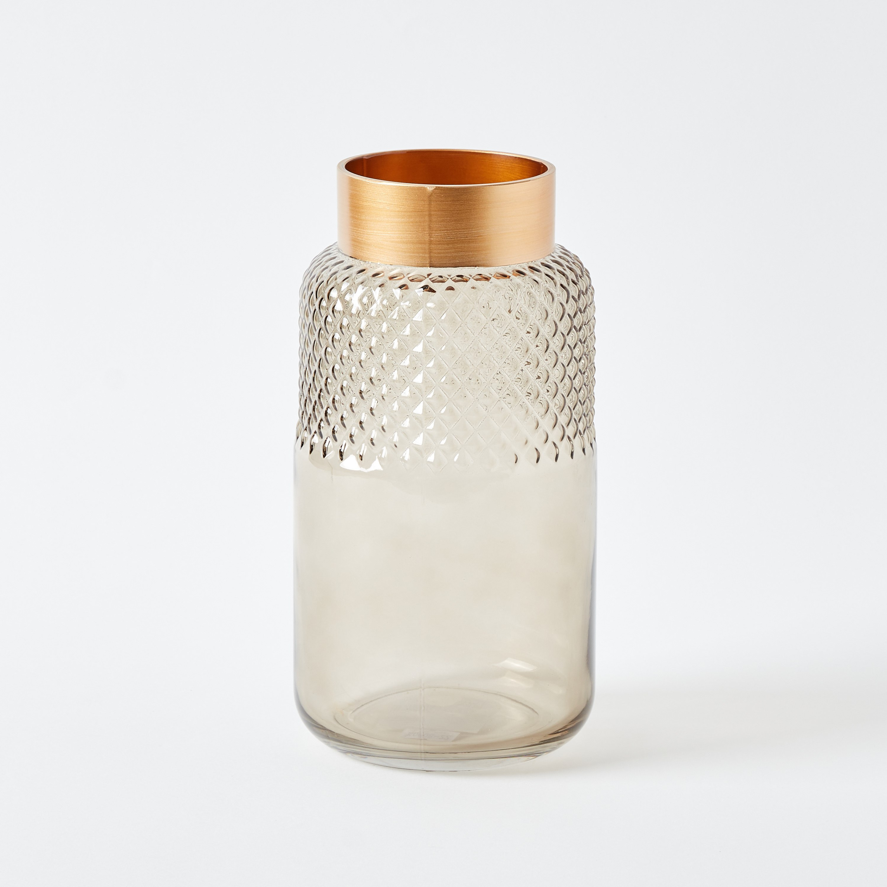 Mauve Glass Pixelated Vase - 23x7.3x8.5 cm-hbxbedroom-decorandaccessories-vases-image-5