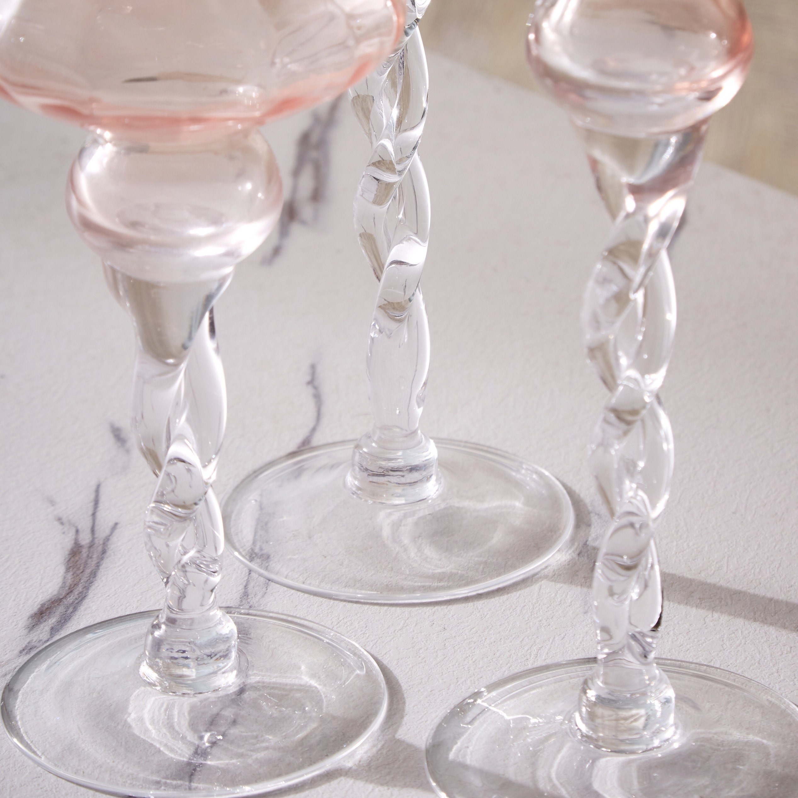 طقم حامل شموع زجاجي 3 قطع من فينتاج-hbxlivingroom-decorandaccessories-candleholders-image-4