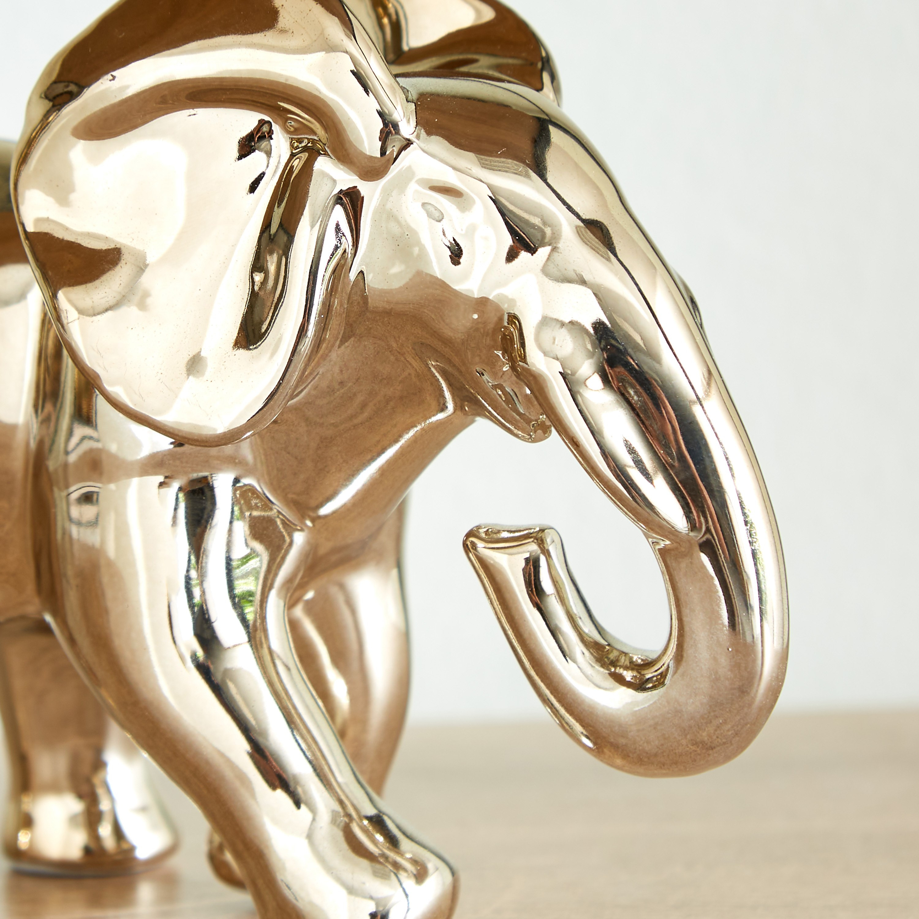 تمثال فيل سيراميك من دوك - 13x6x11 سم-hbxhomeware-homedecor-figurinesandornaments-image-3