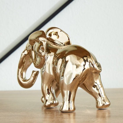 Duke Ceramic Elephant Figurine - 13x6x11 cms